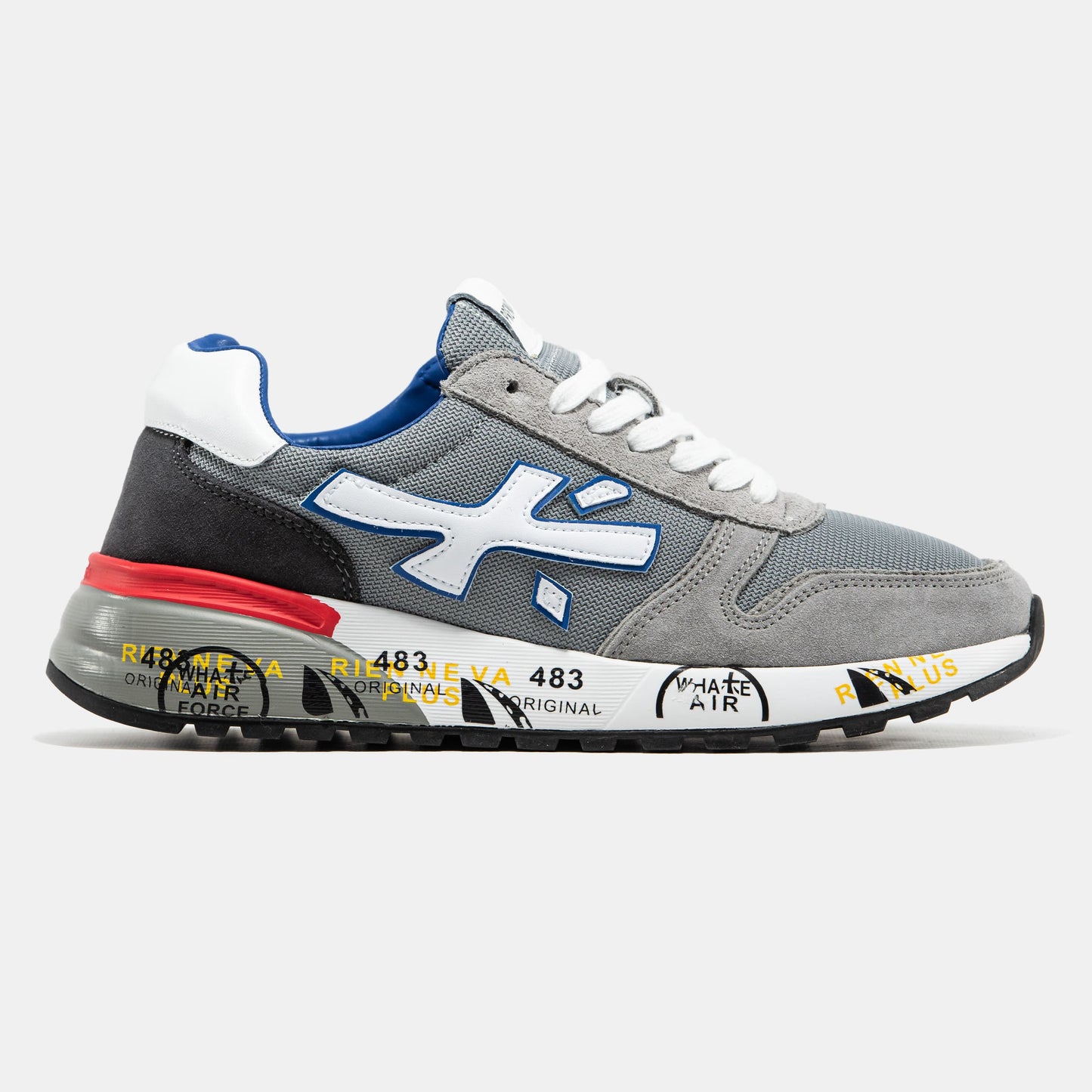 Premiata Mick Grey White