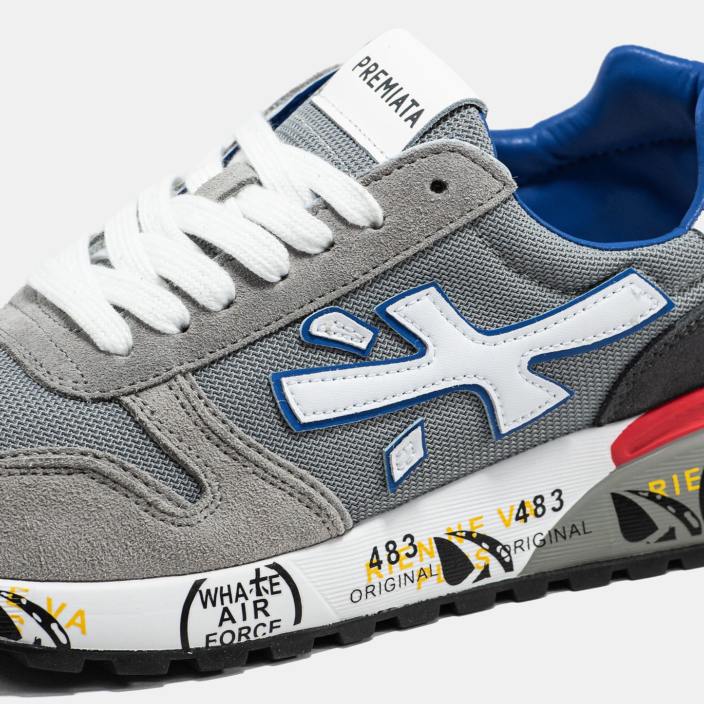 Premiata Mick Grey White