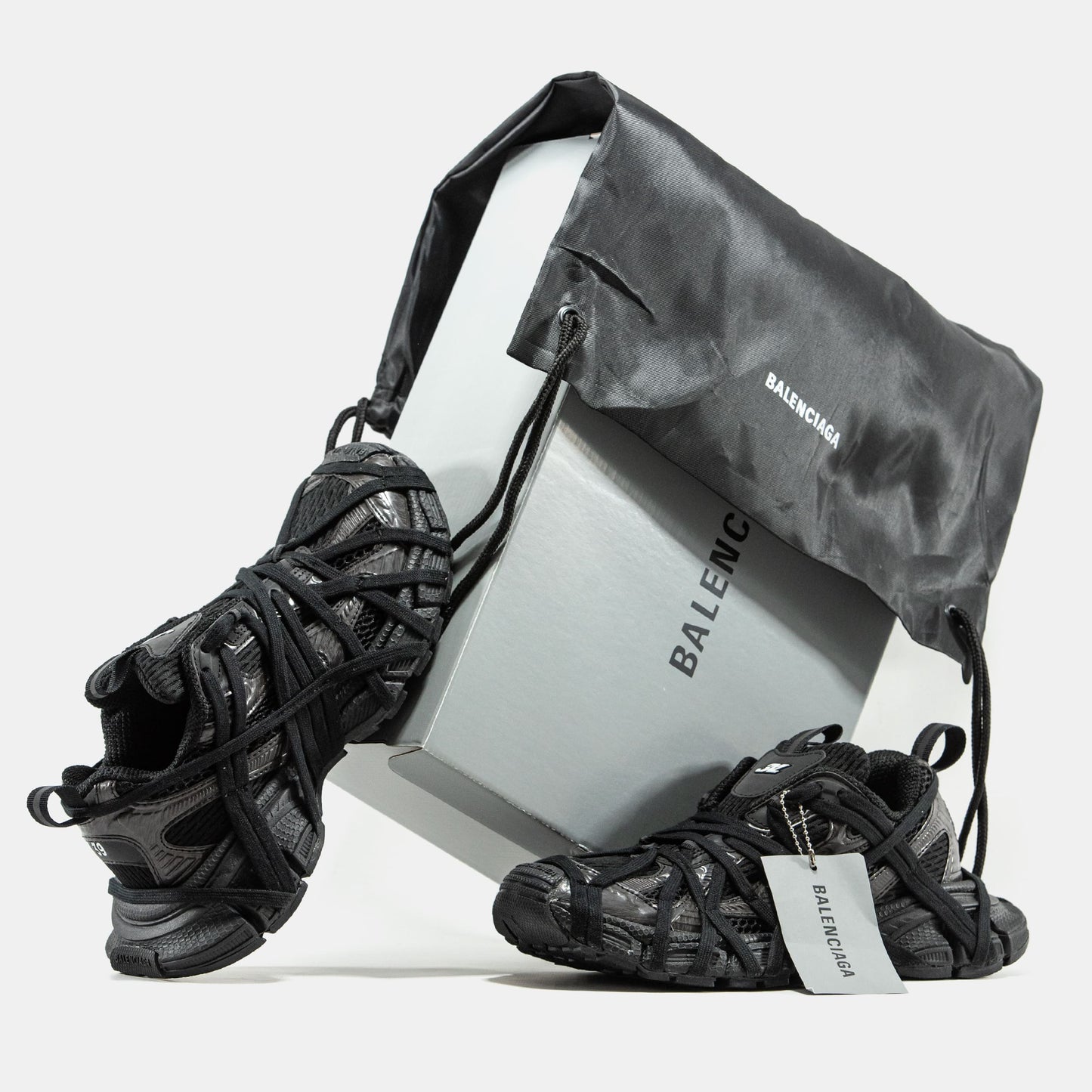 Balenciaga 3XL Extreme Lace All Black