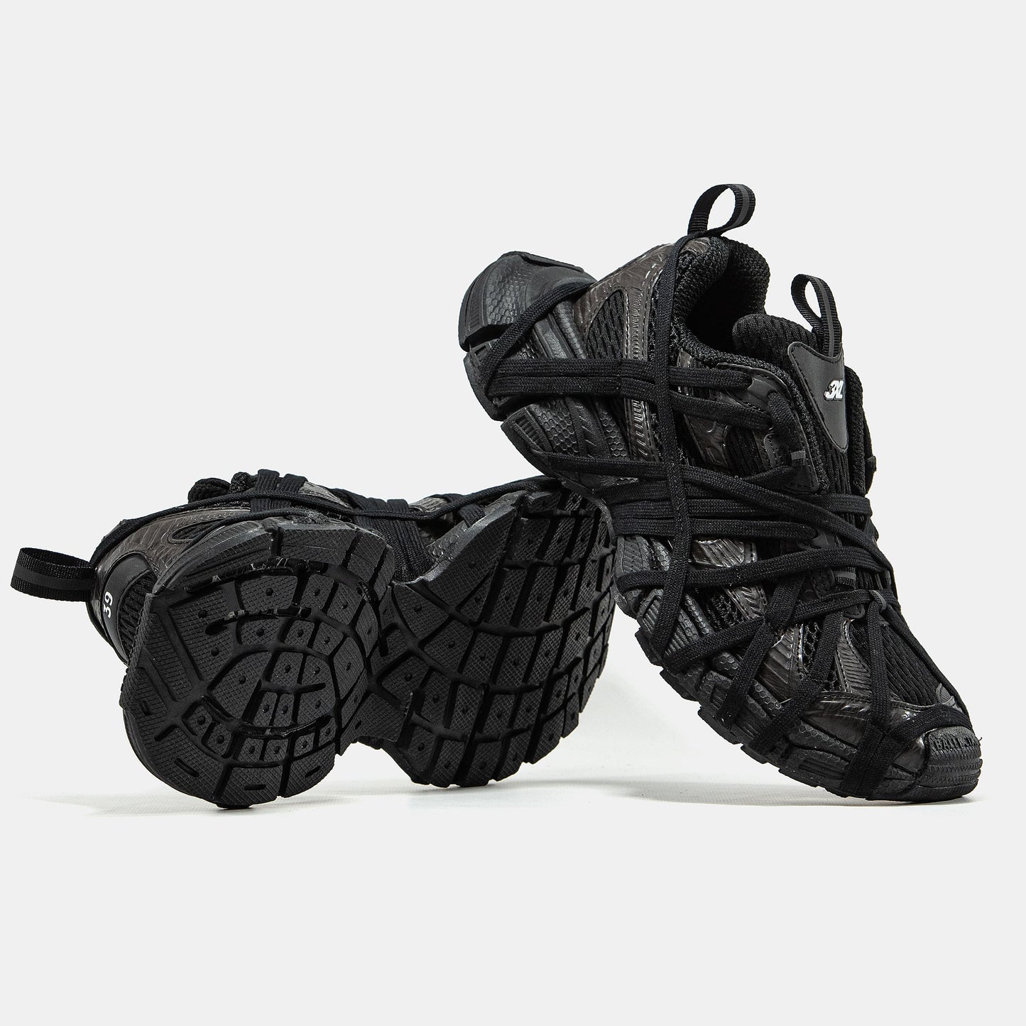 Balenciaga 3XL Extreme Lace All Black