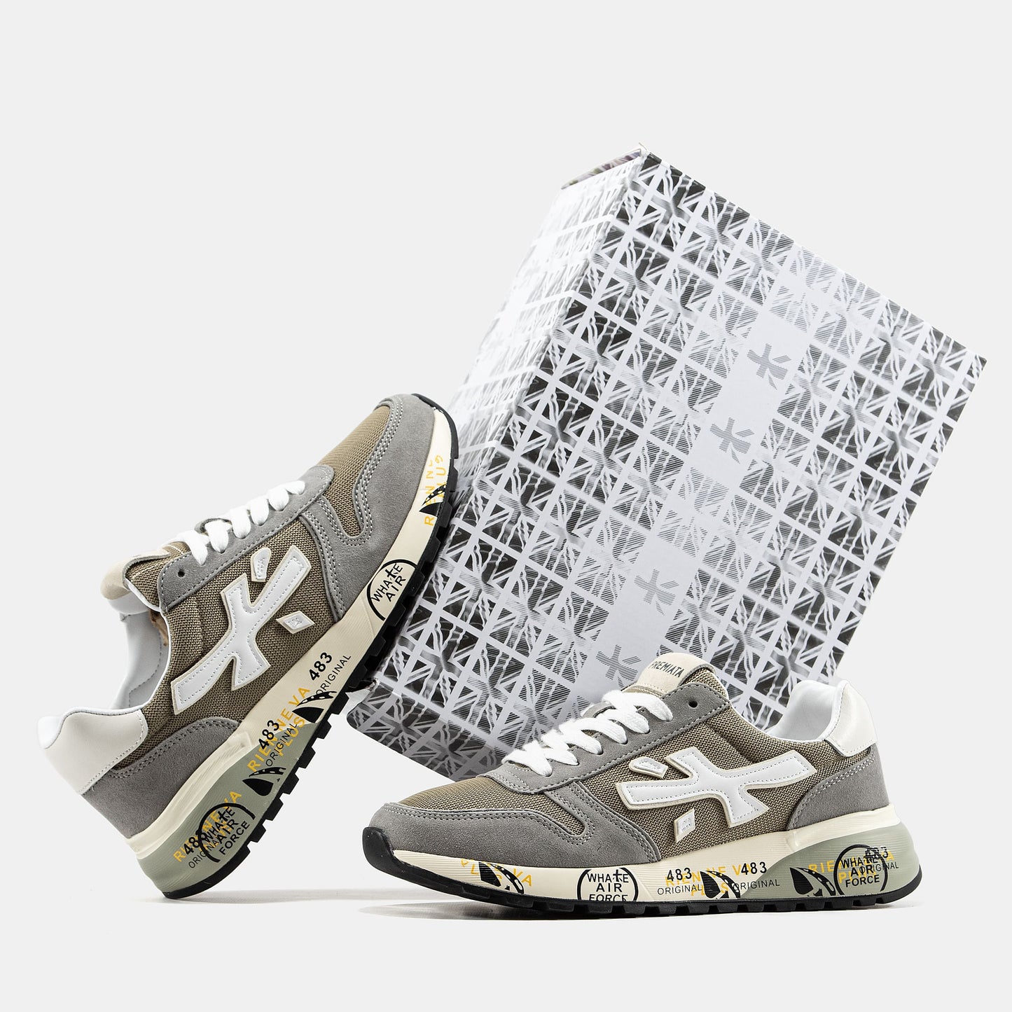 Premiata Mick Grey Beige