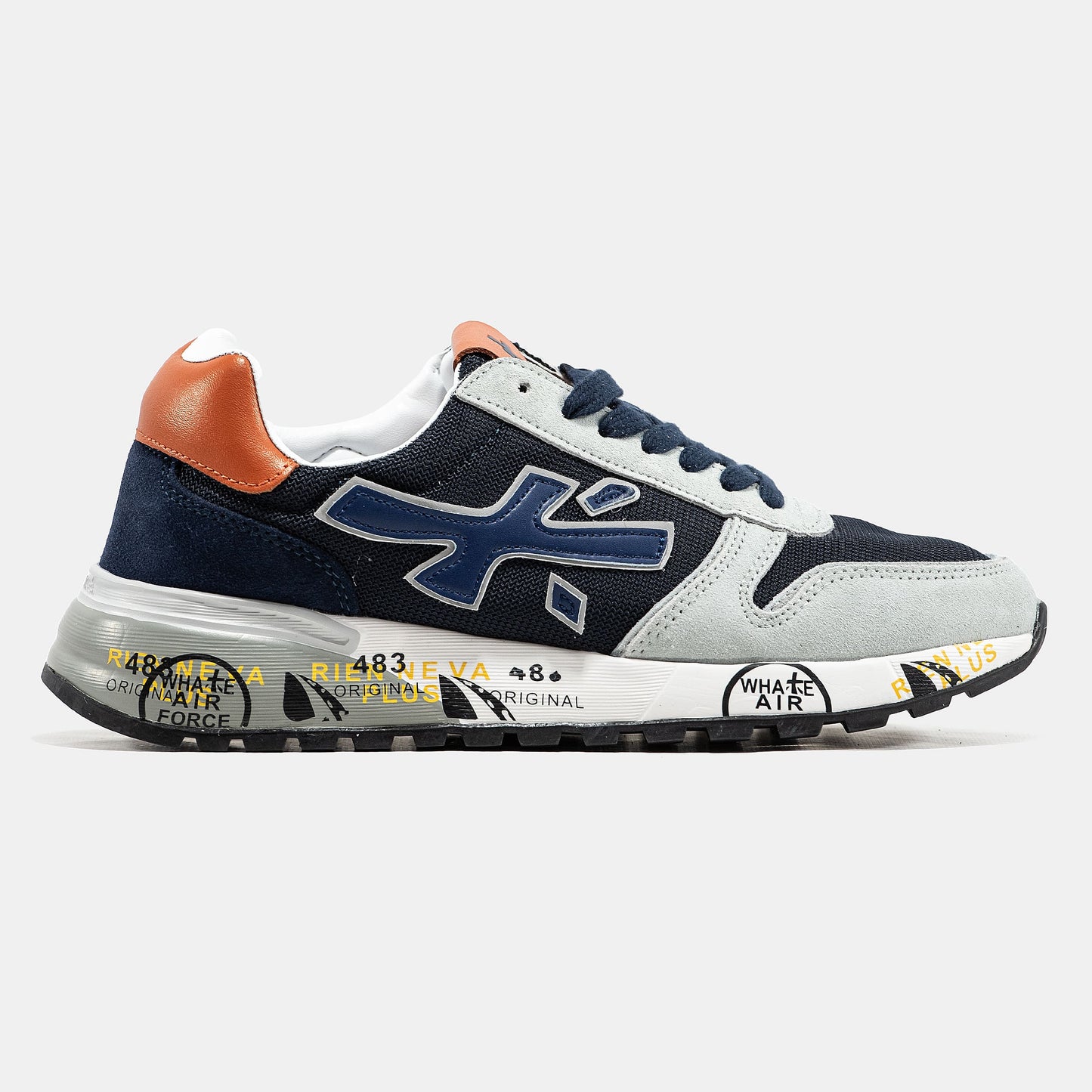 Premiata Mick Grey Blue