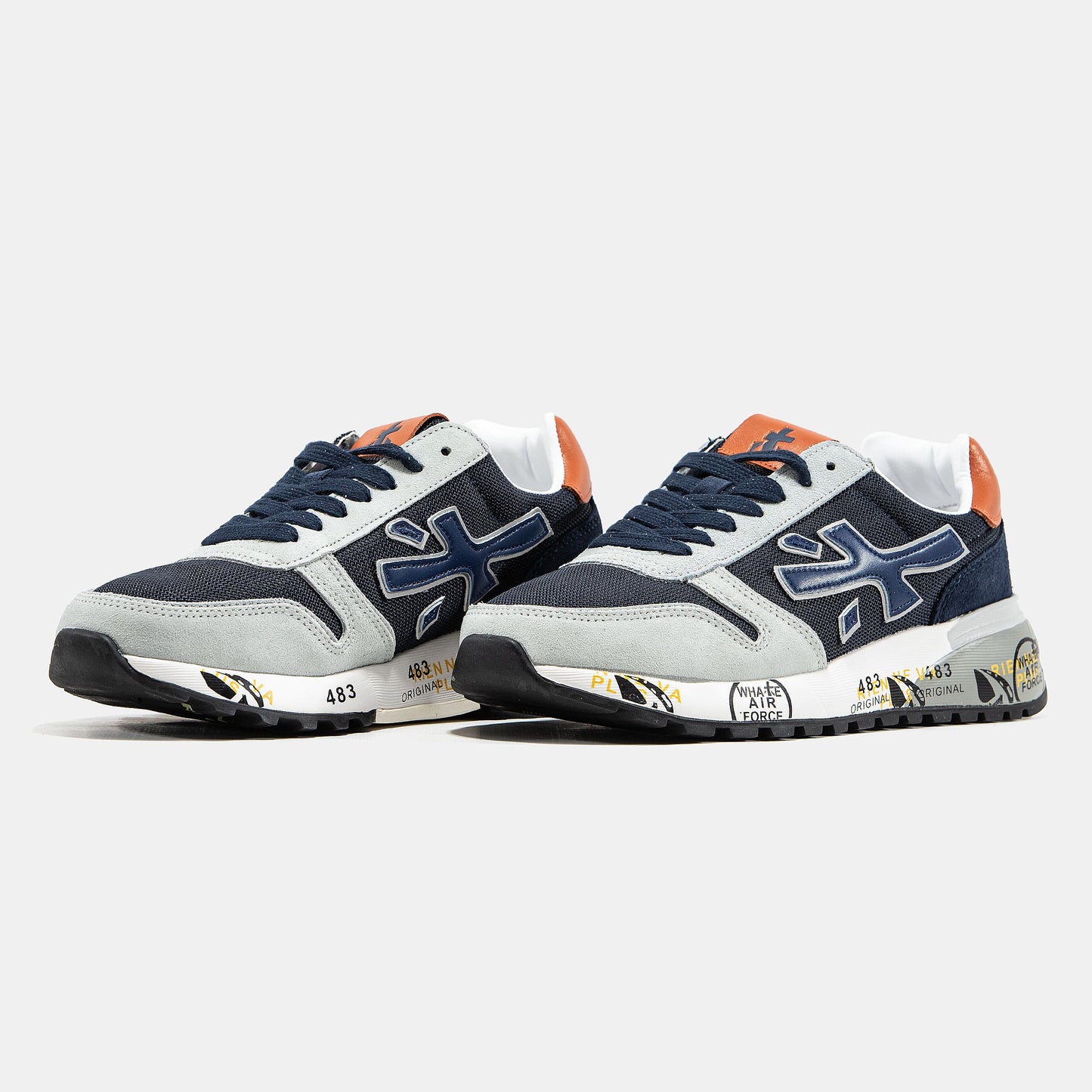 Premiata Mick Grey Blue