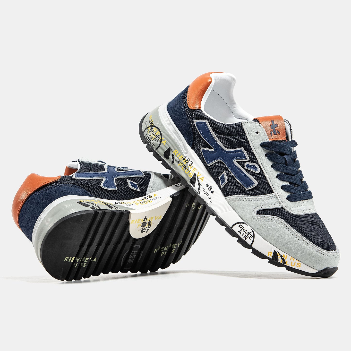 Premiata Mick Grey Blue