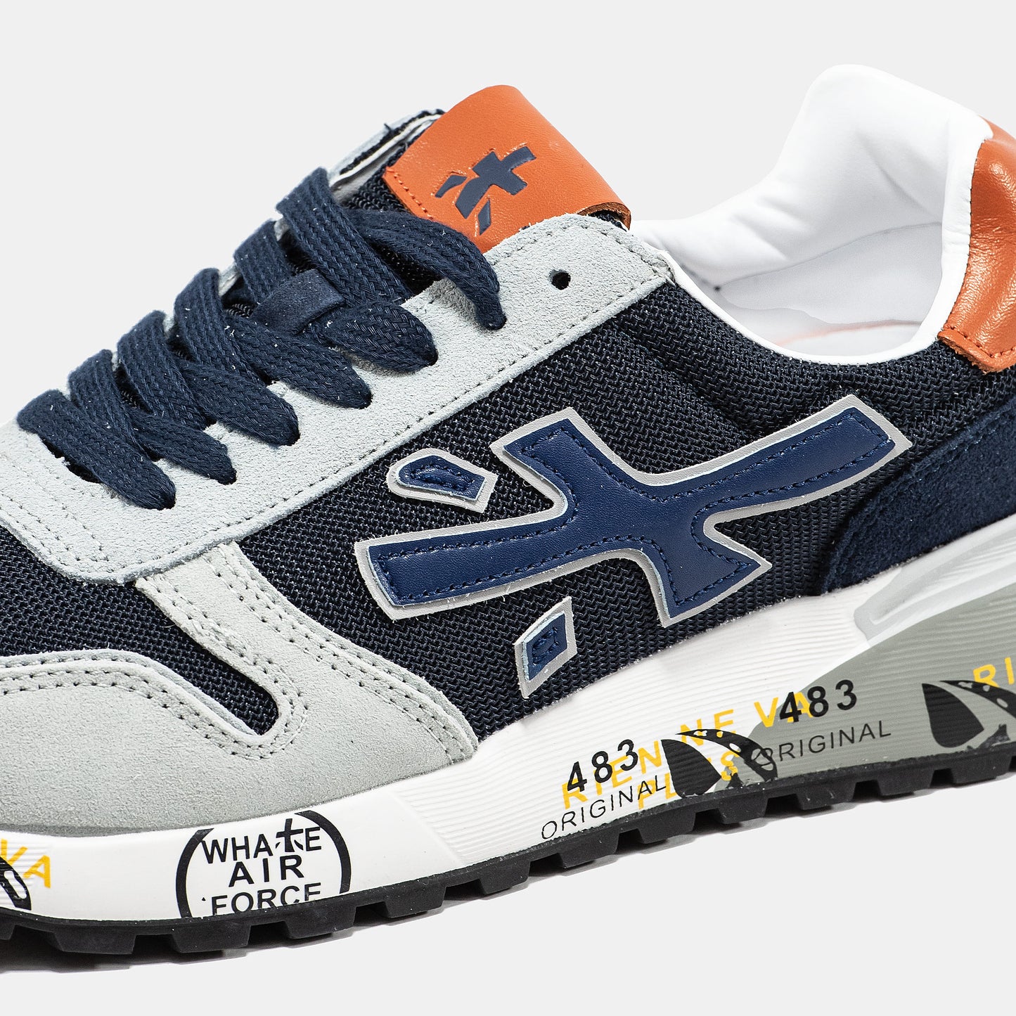 Premiata Mick Grey Blue