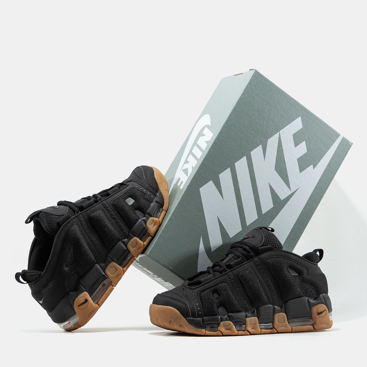 Nike Air More Uptempo Low Brown Black