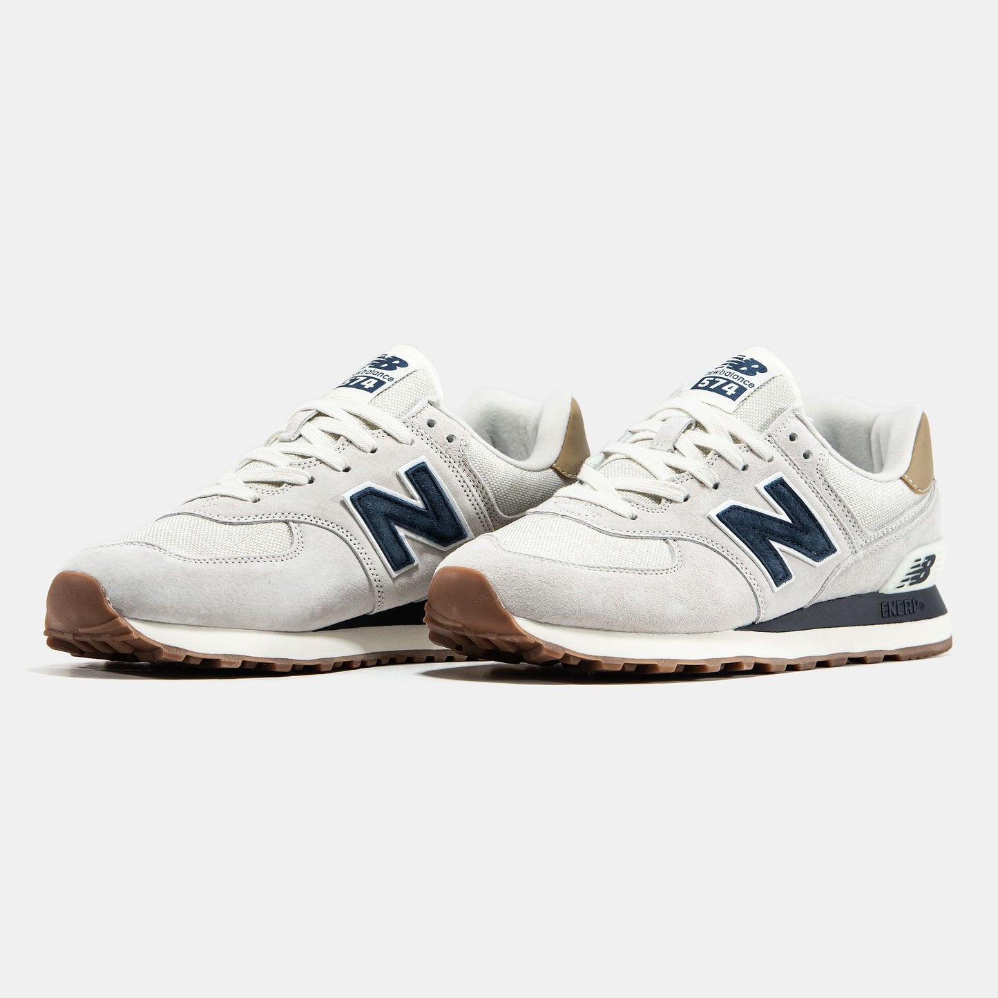 New Balance 574 Beige Blue