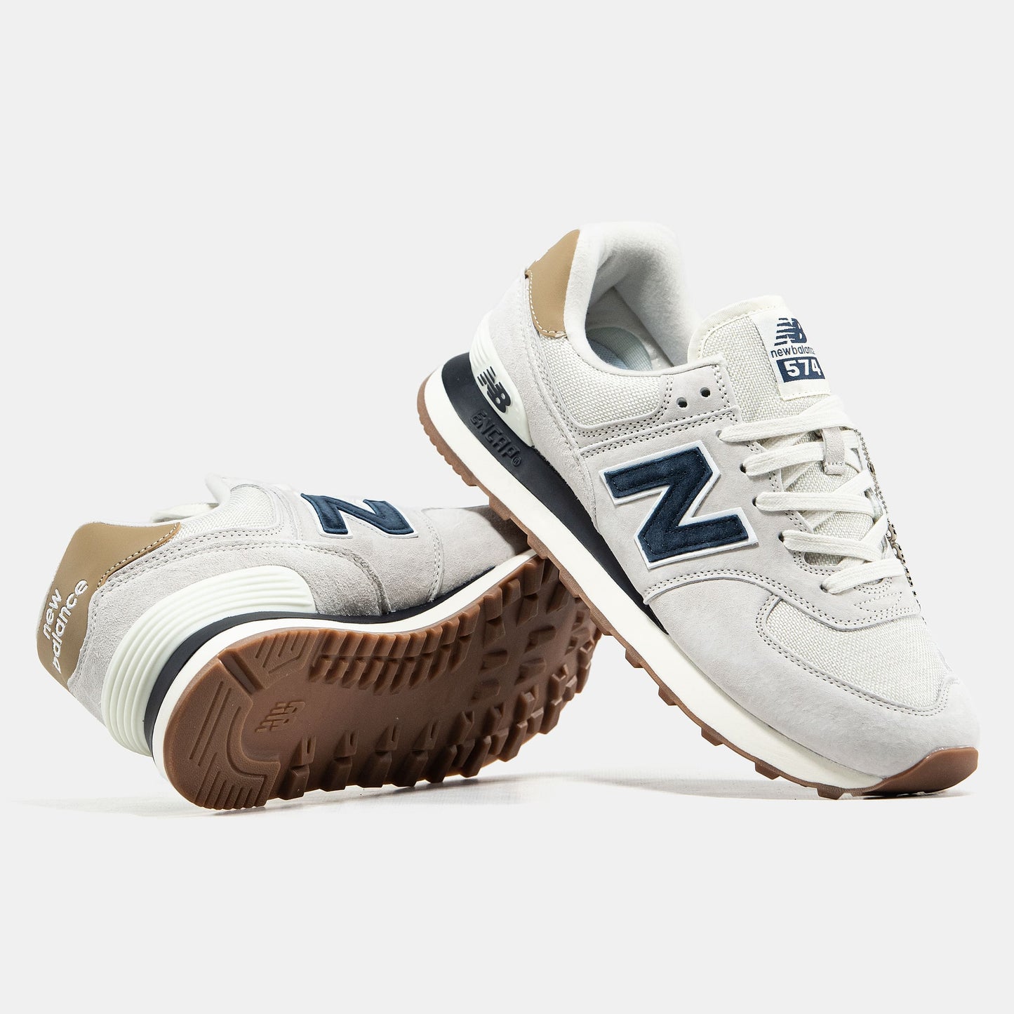 New Balance 574 Beige Blue