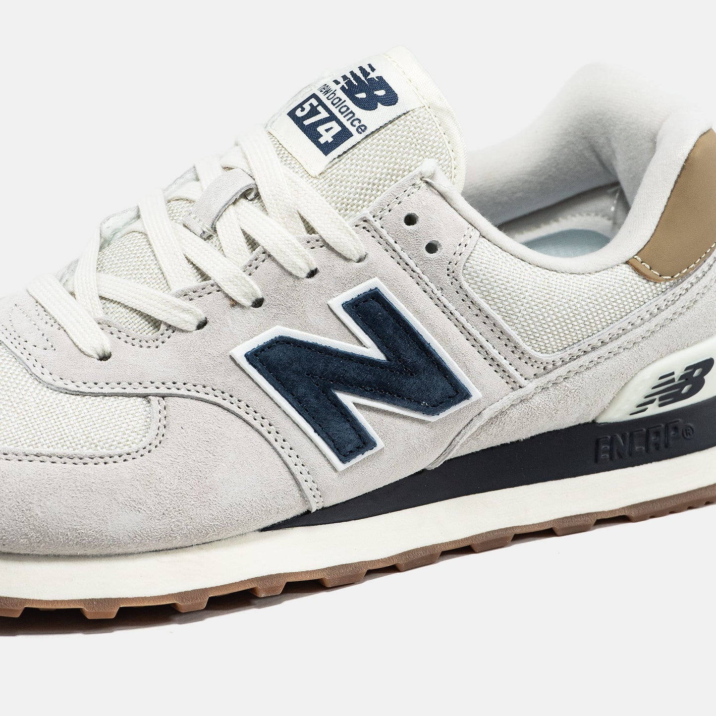 New Balance 574 Beige Blue
