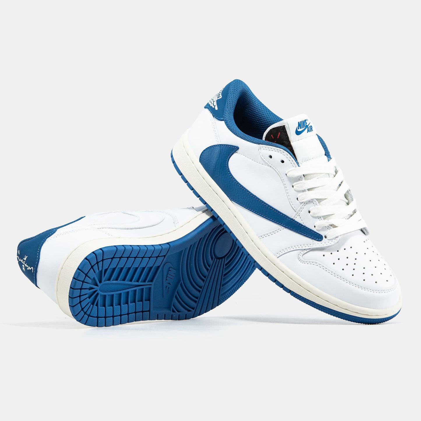 Nike Air Jorgan 1 Low x Travis Scott x Fragment White Blue