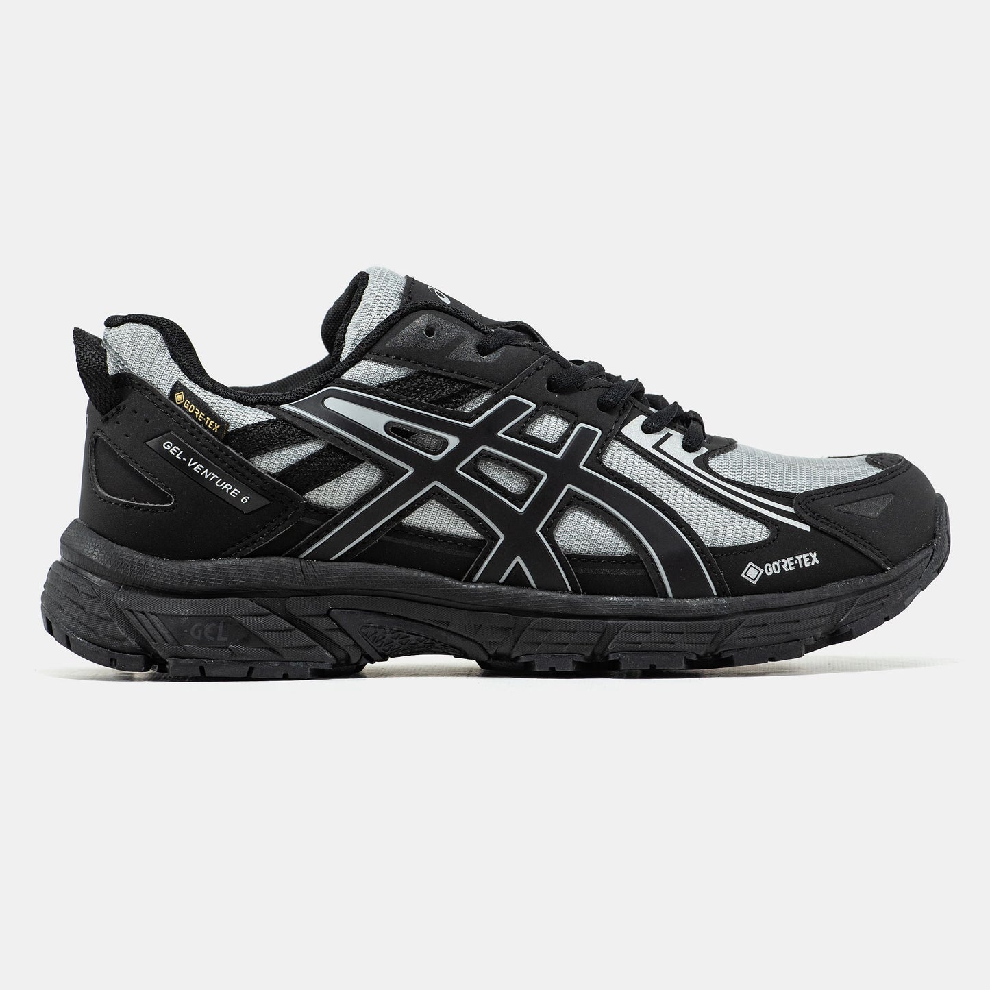 Asics Gel-Venture 6 Grey Black Gore-Tex Termo