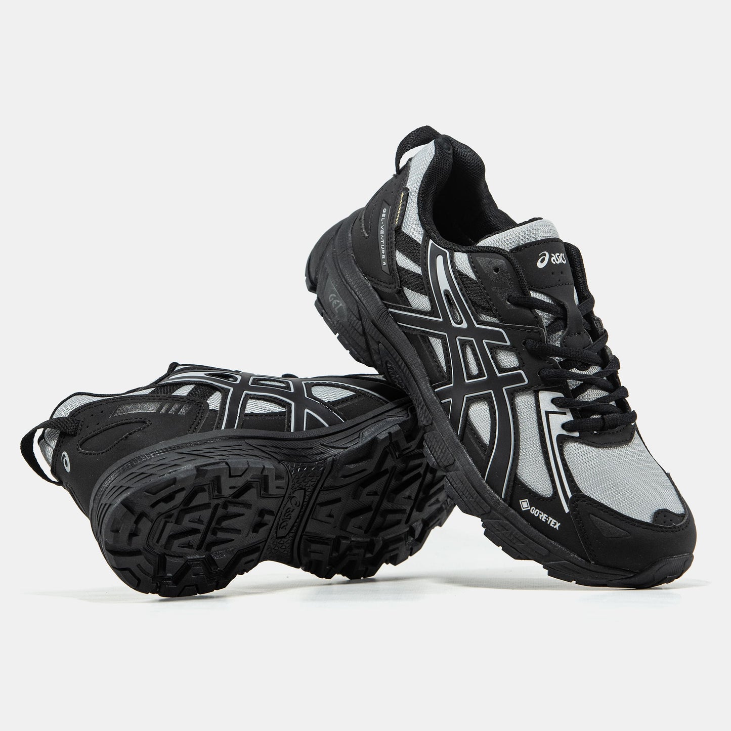 Asics Gel-Venture 6 Grey Black Gore-Tex Termo