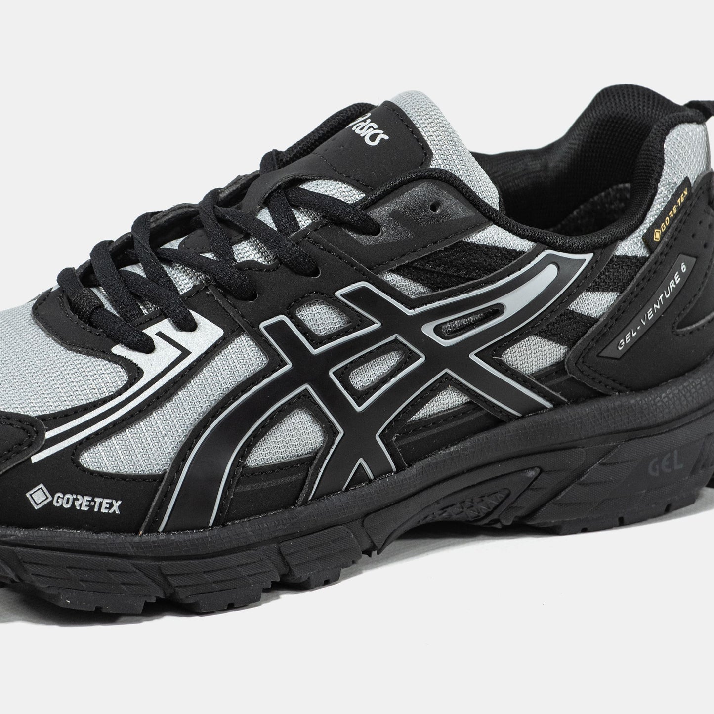 Asics Gel-Venture 6 Grey Black Gore-Tex Termo