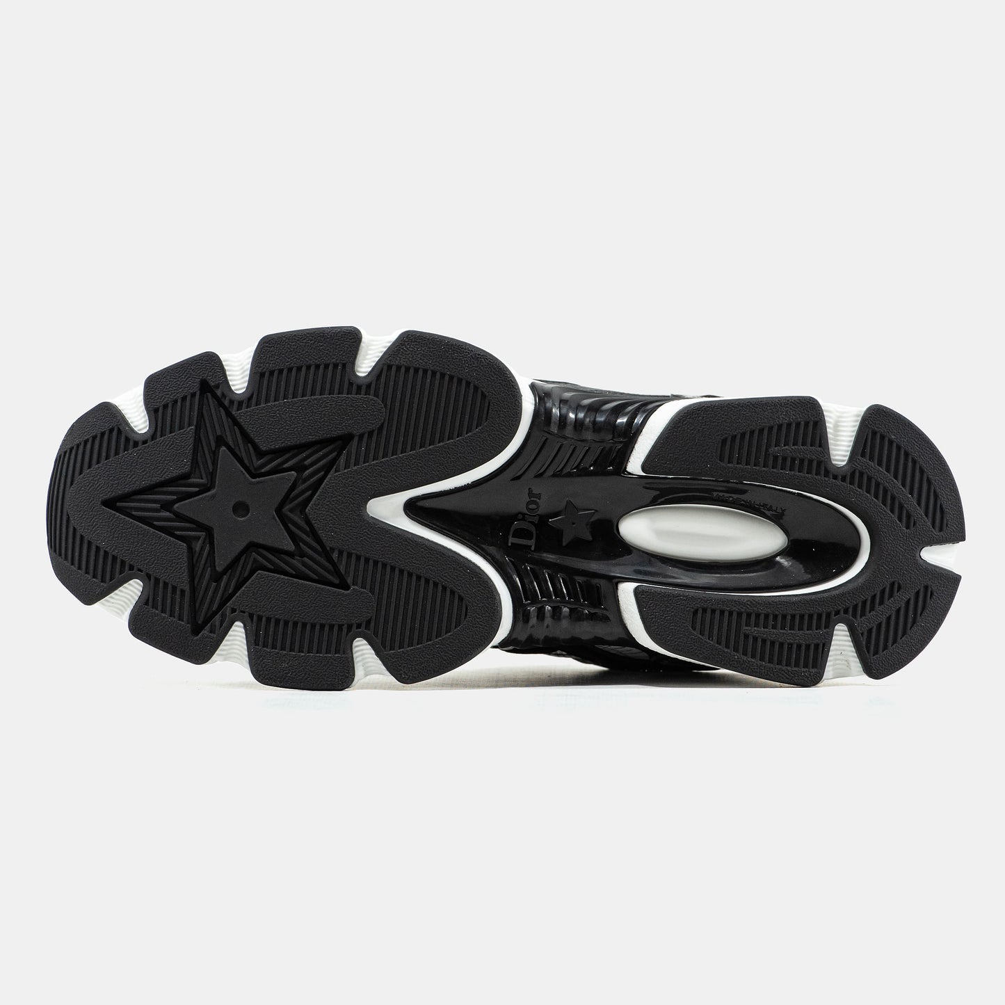 Dior Chrono Sneaker Black White Logo