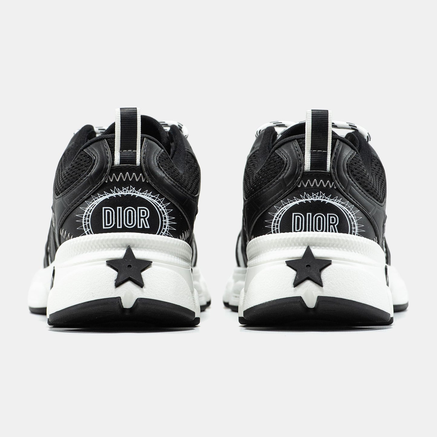 Dior Chrono Sneaker Black White Logo