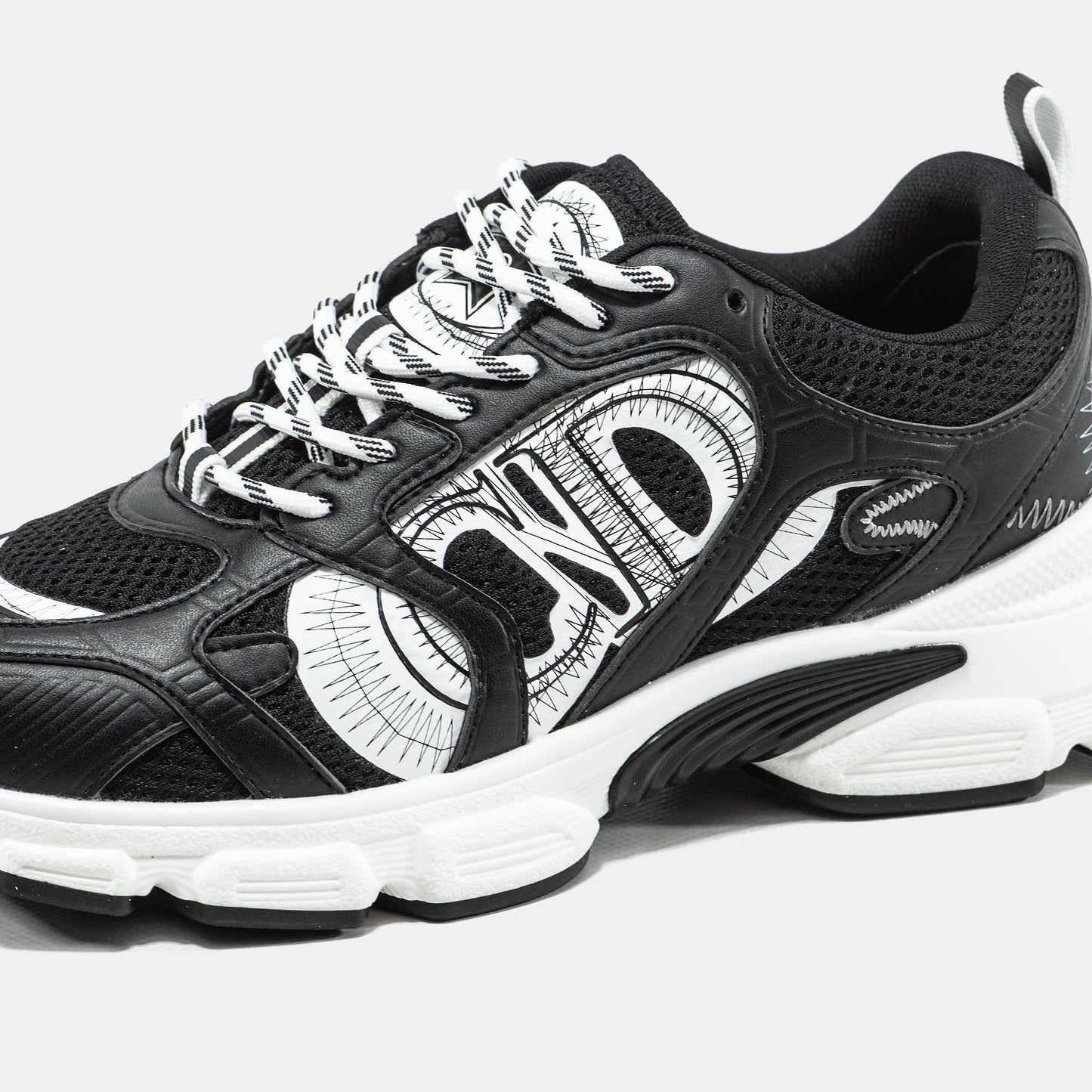 Dior Chrono Sneaker Black White Logo