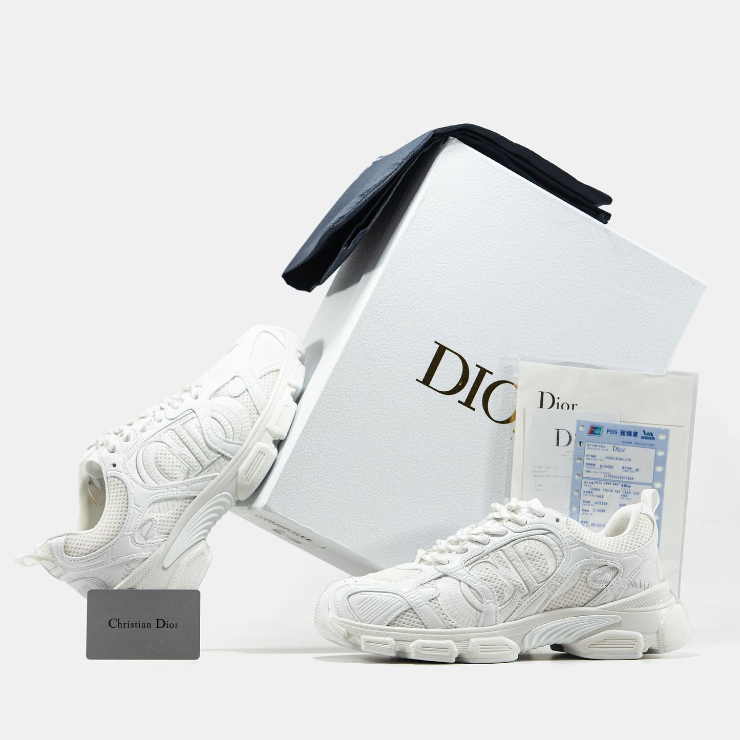 Christian Dior Chrono Sneaker All White
