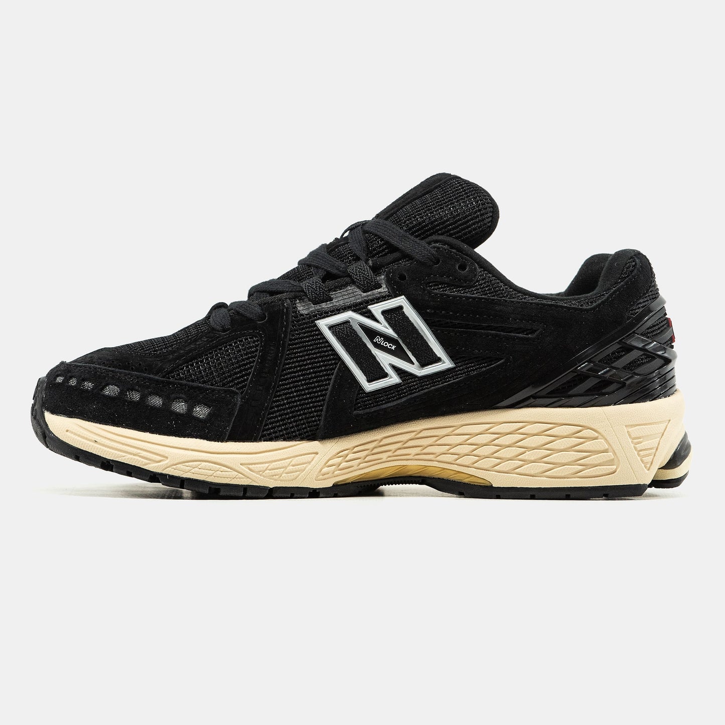 New Balance 1906R Black Suede Beige