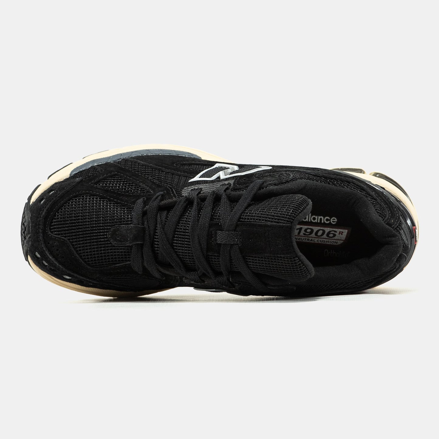 New Balance 1906R Black Suede Beige