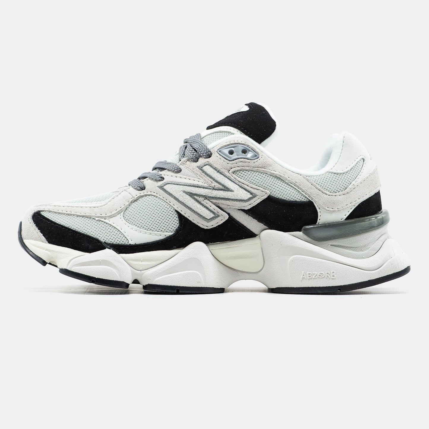 New Balance 9060 Black White Suede