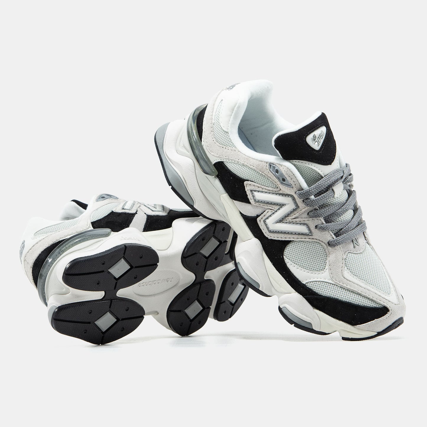 New Balance 9060 Black White Suede