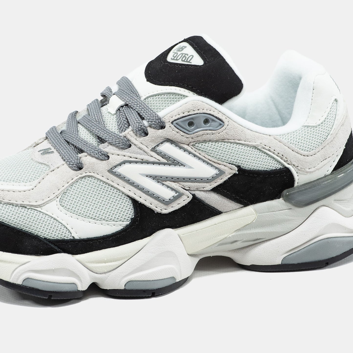 New Balance 9060 Black White Suede