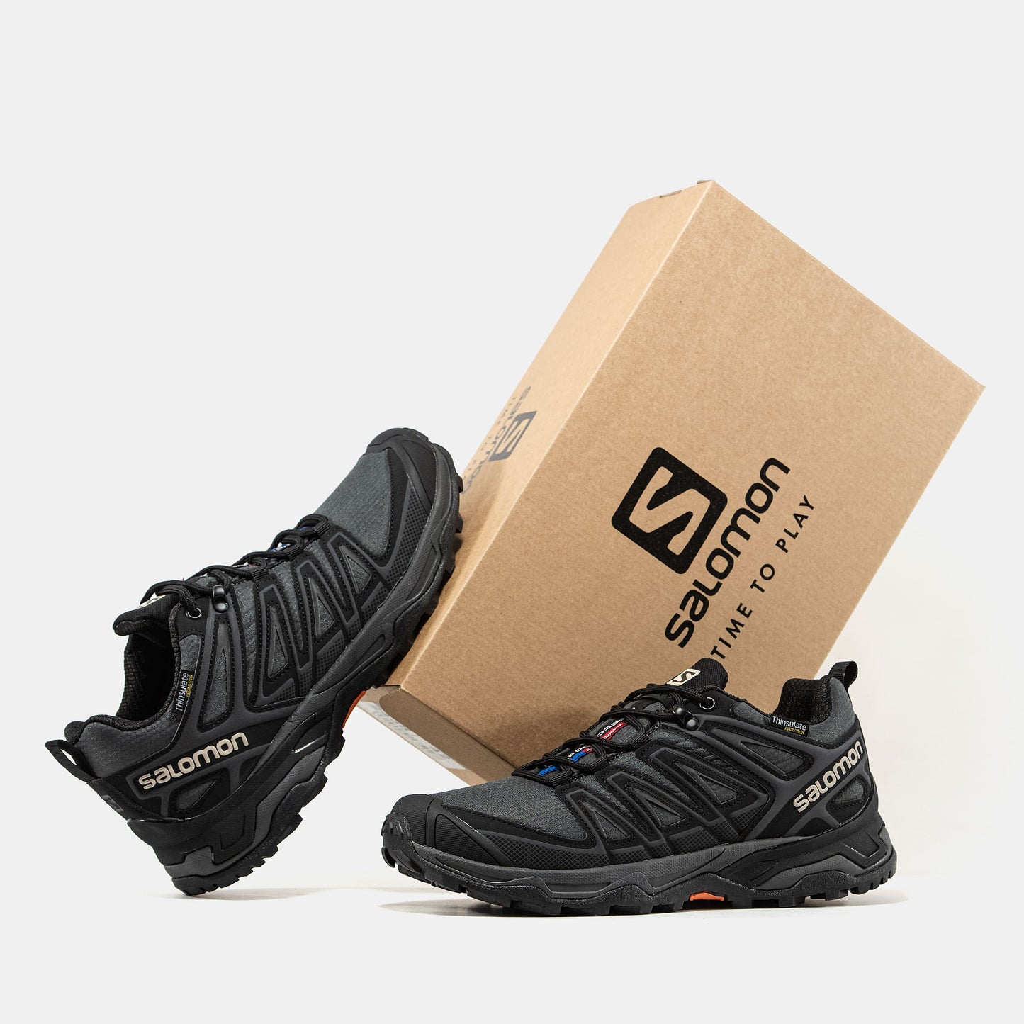 Salomon Speed Cross Pro Gore-Tex Black Grey Orange Termo