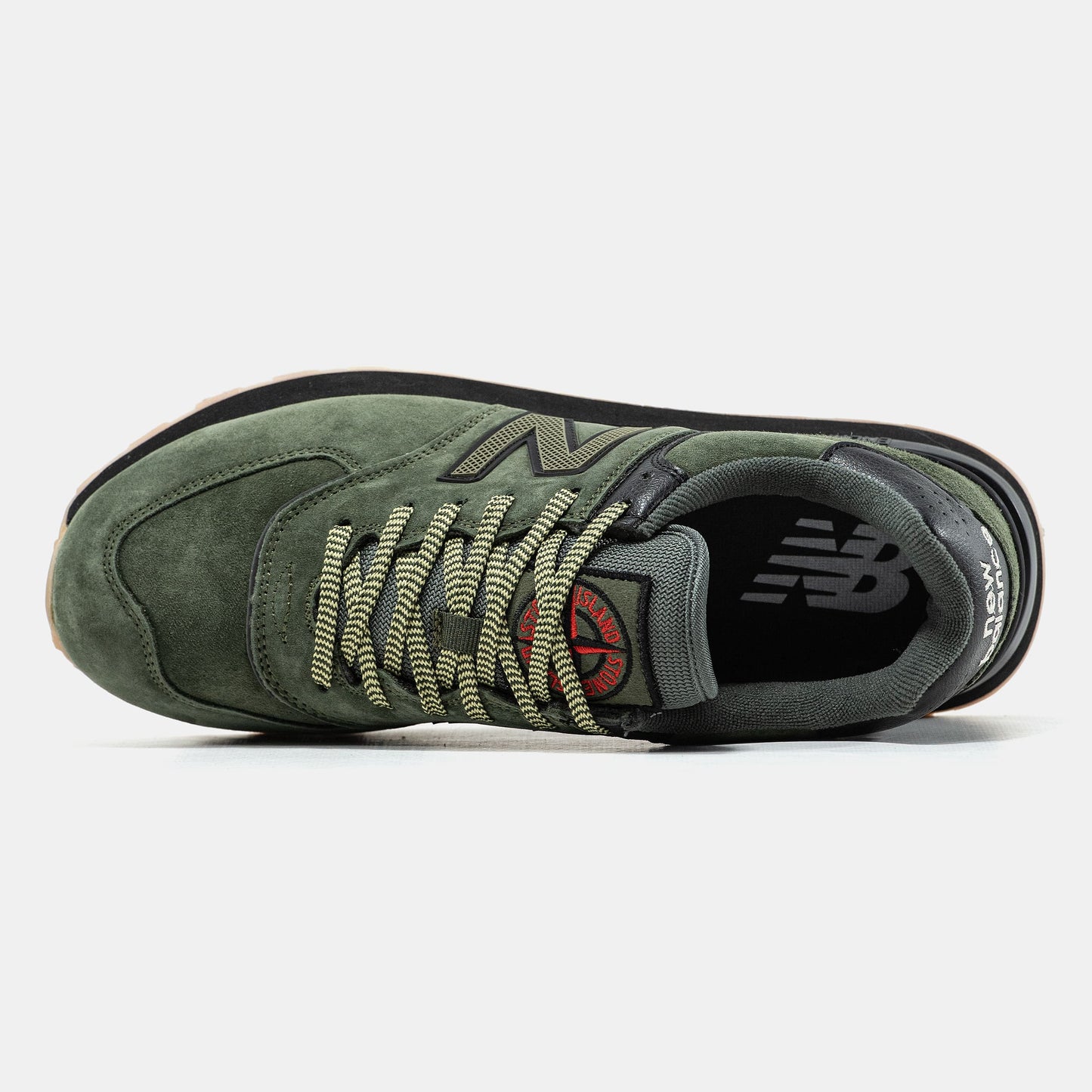 New Balance 574 x Stone Island Green Black
