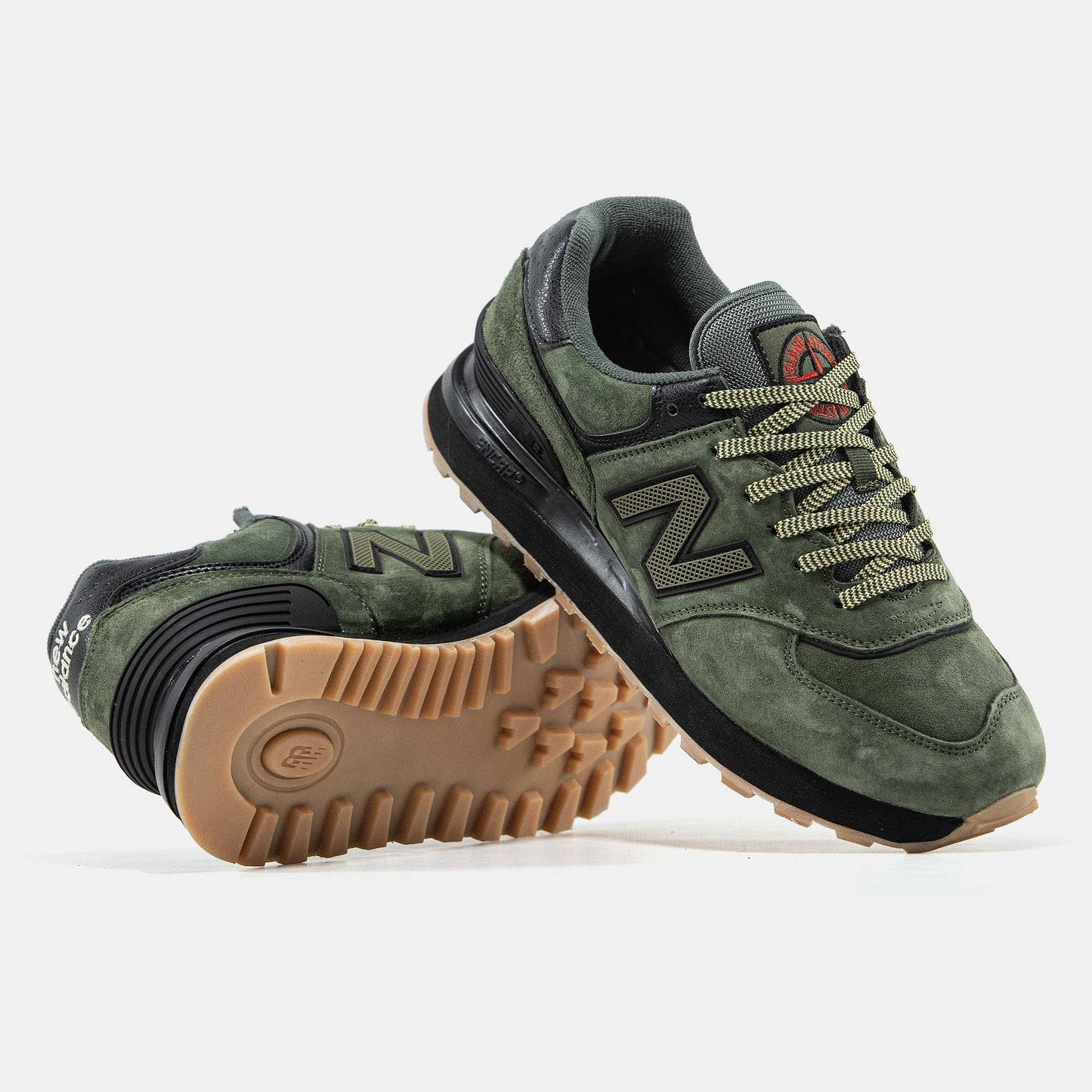 New Balance 574 x Stone Island Green Black