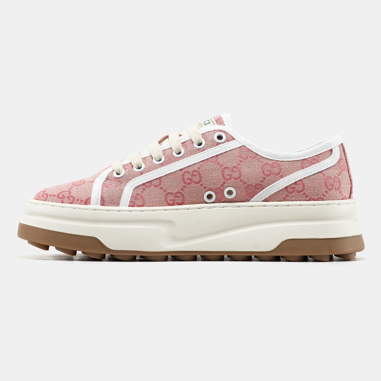 Gucci GG Platform Canvas Sneakers Pink