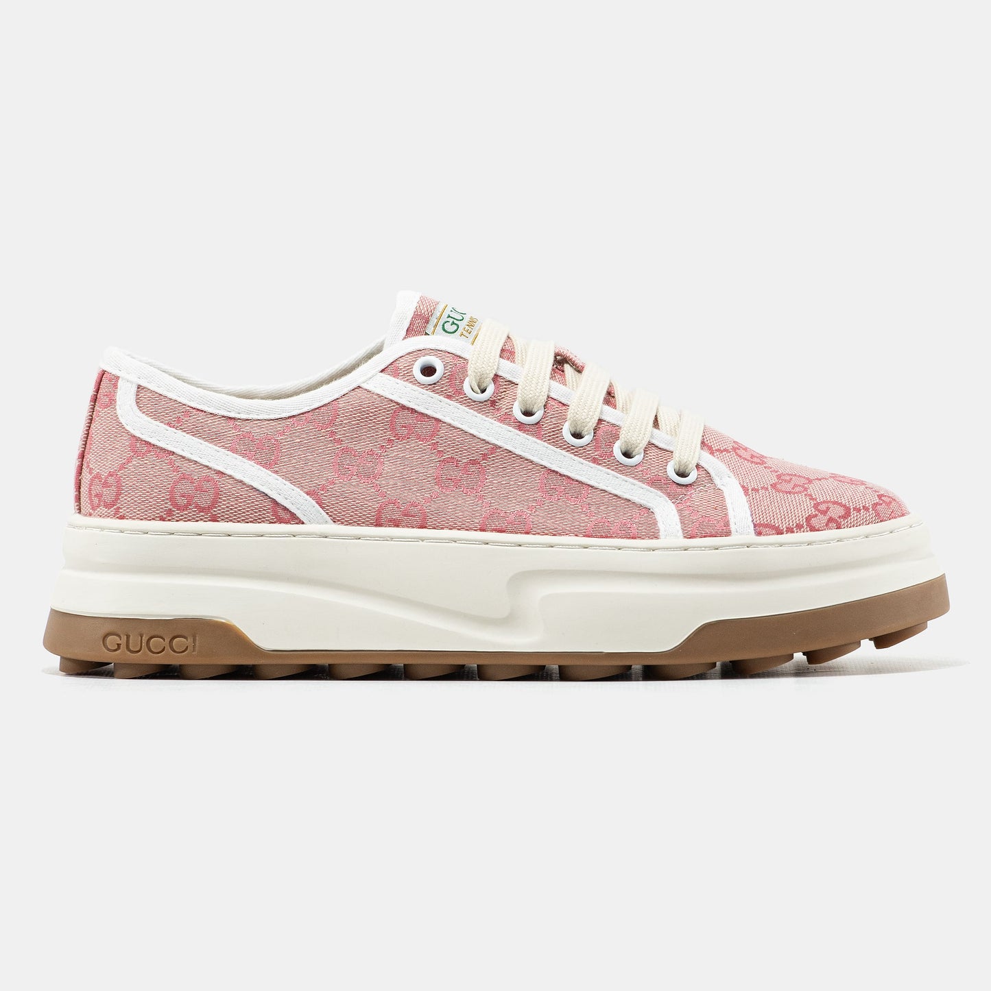 Gucci GG Platform Canvas Sneakers Pink