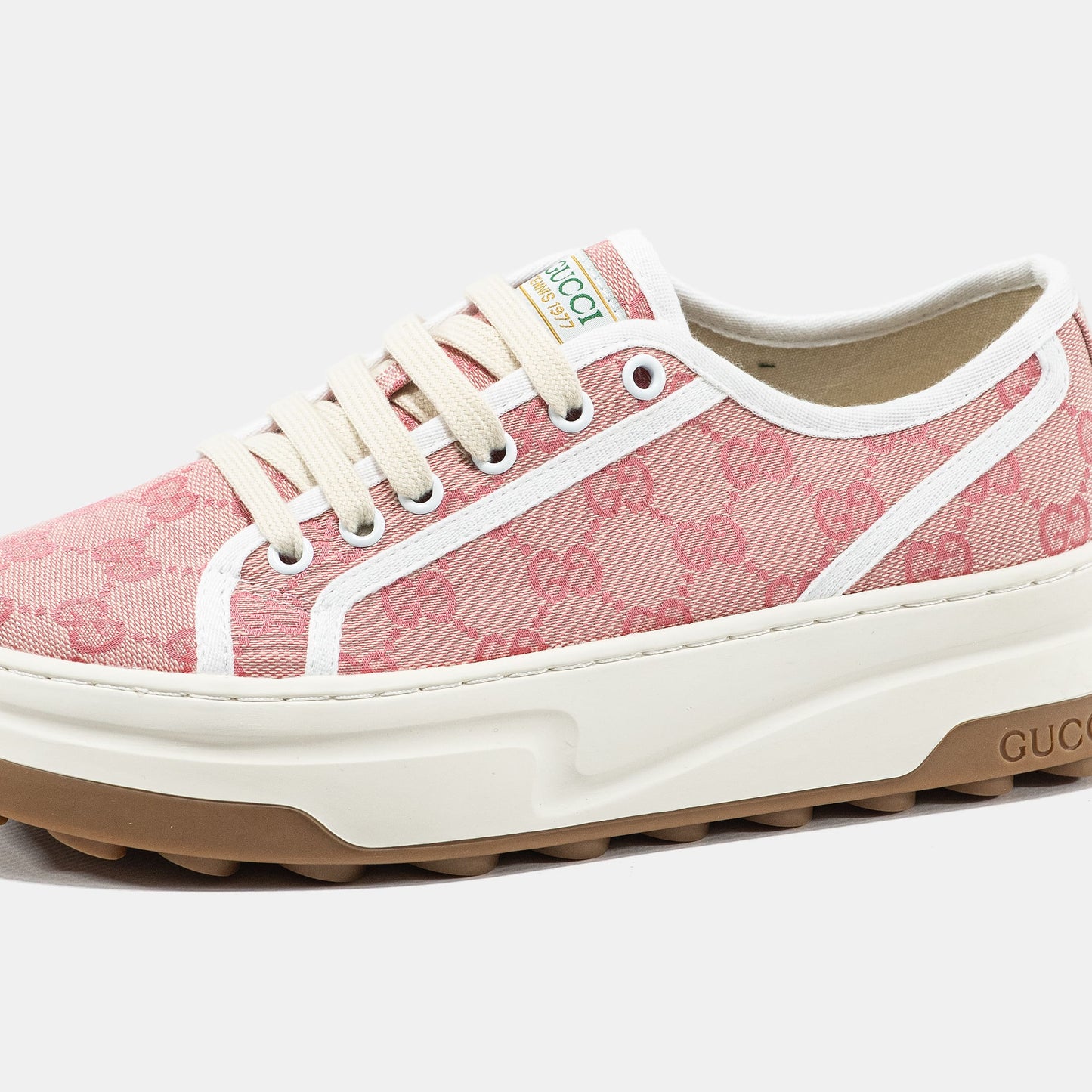 Gucci GG Platform Canvas Sneakers Pink