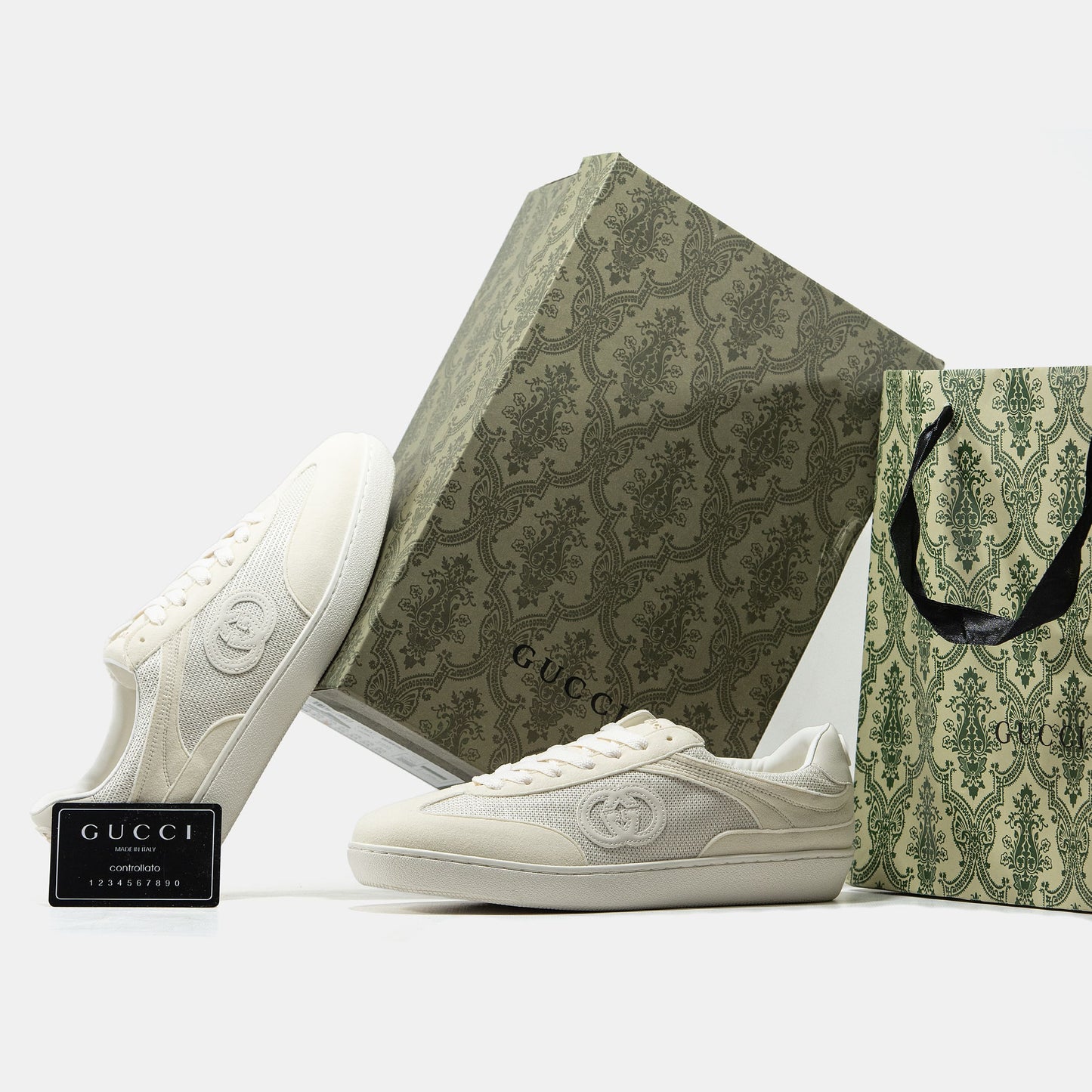 Gucci Screener Sneakers Cream