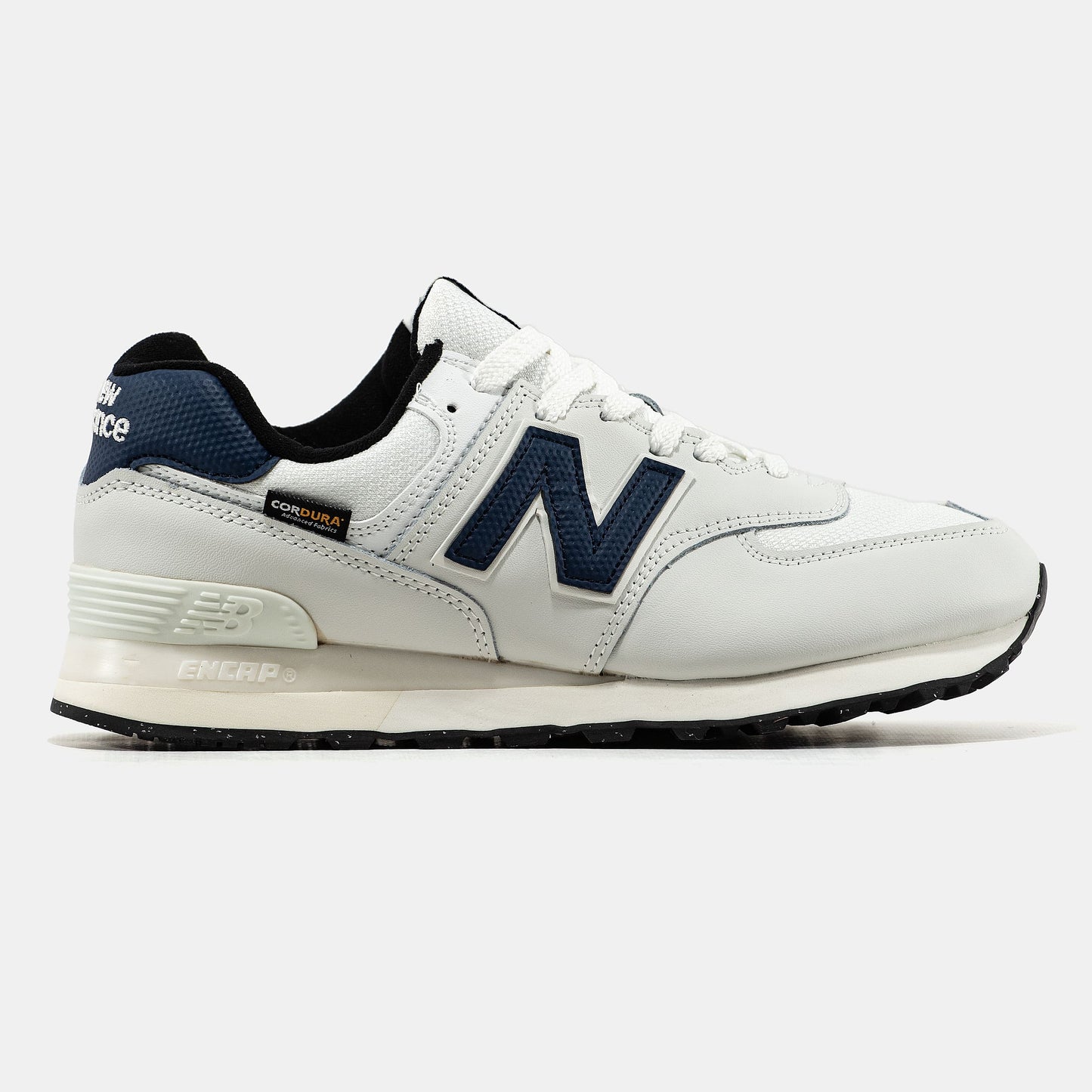 New Balance 574 Beige Blue Cordura