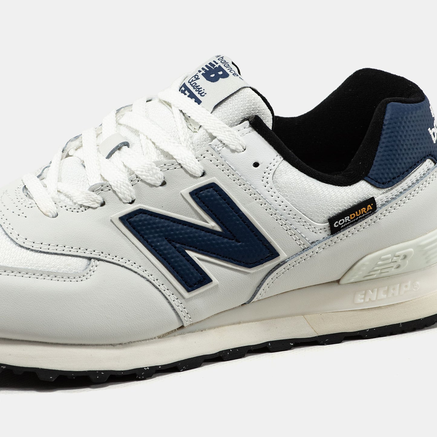 New Balance 574 Beige Blue Cordura