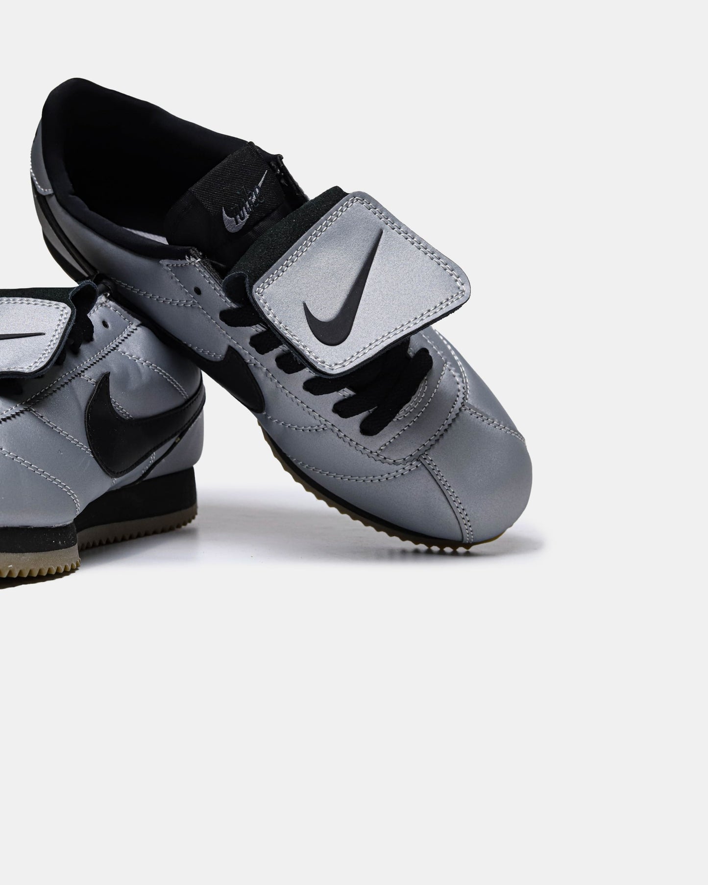 Nike Cortez Leather SE Metallic Cool Grey Black