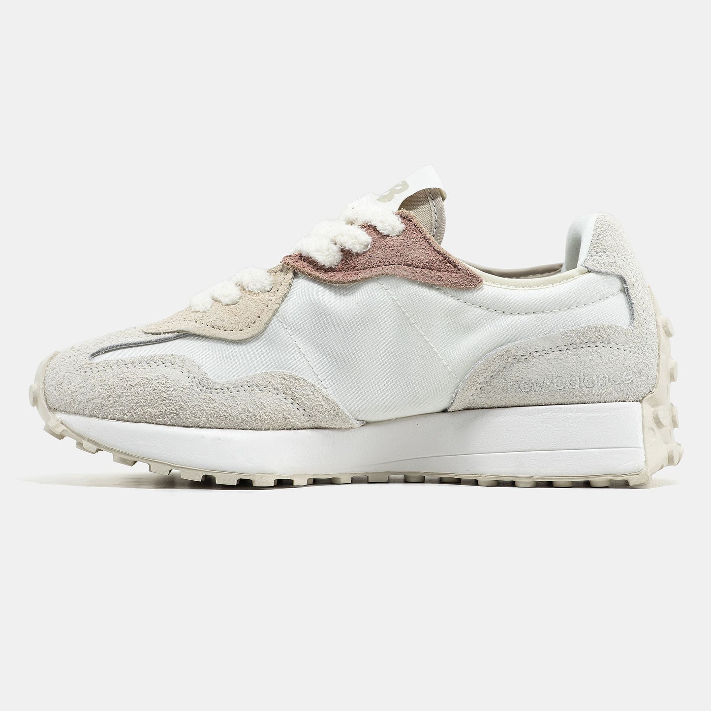New Balance 327 Beige White Suede
