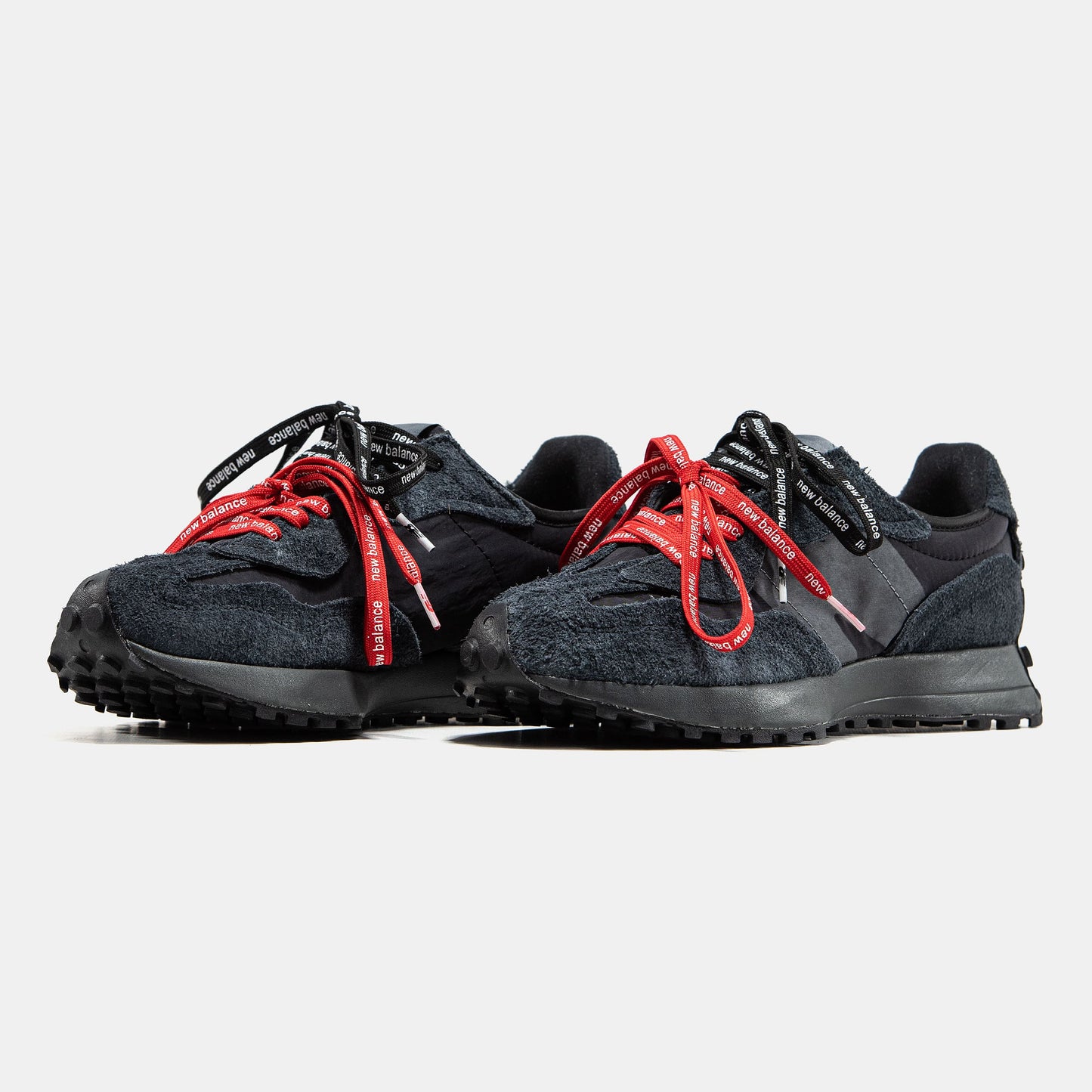 New Balance 327 Black Grey Red