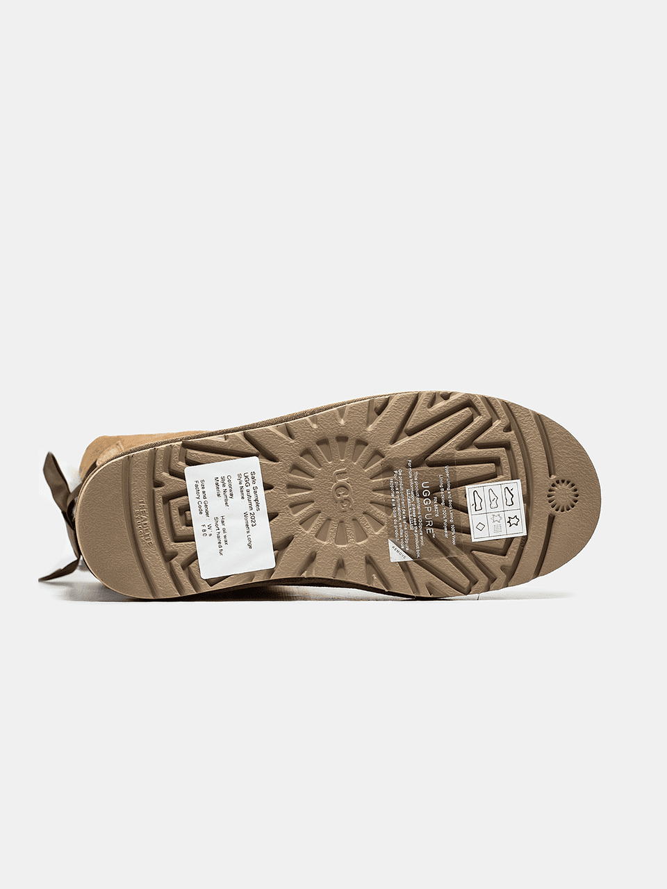 UGG Classic Mini Bailey Bow Beige