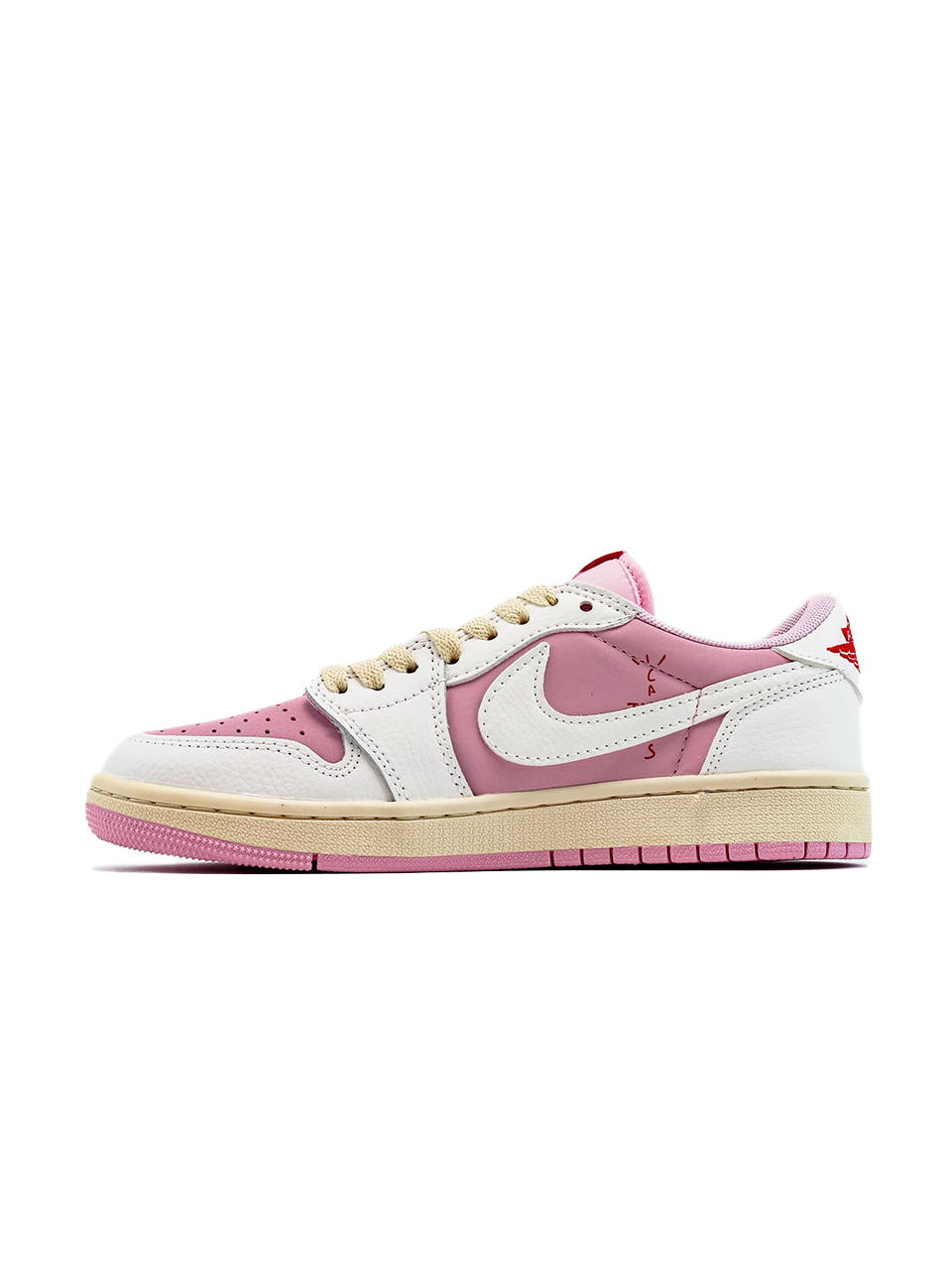 Nike Air Jordan 1 Low x Travis Scott Pink cro.ua