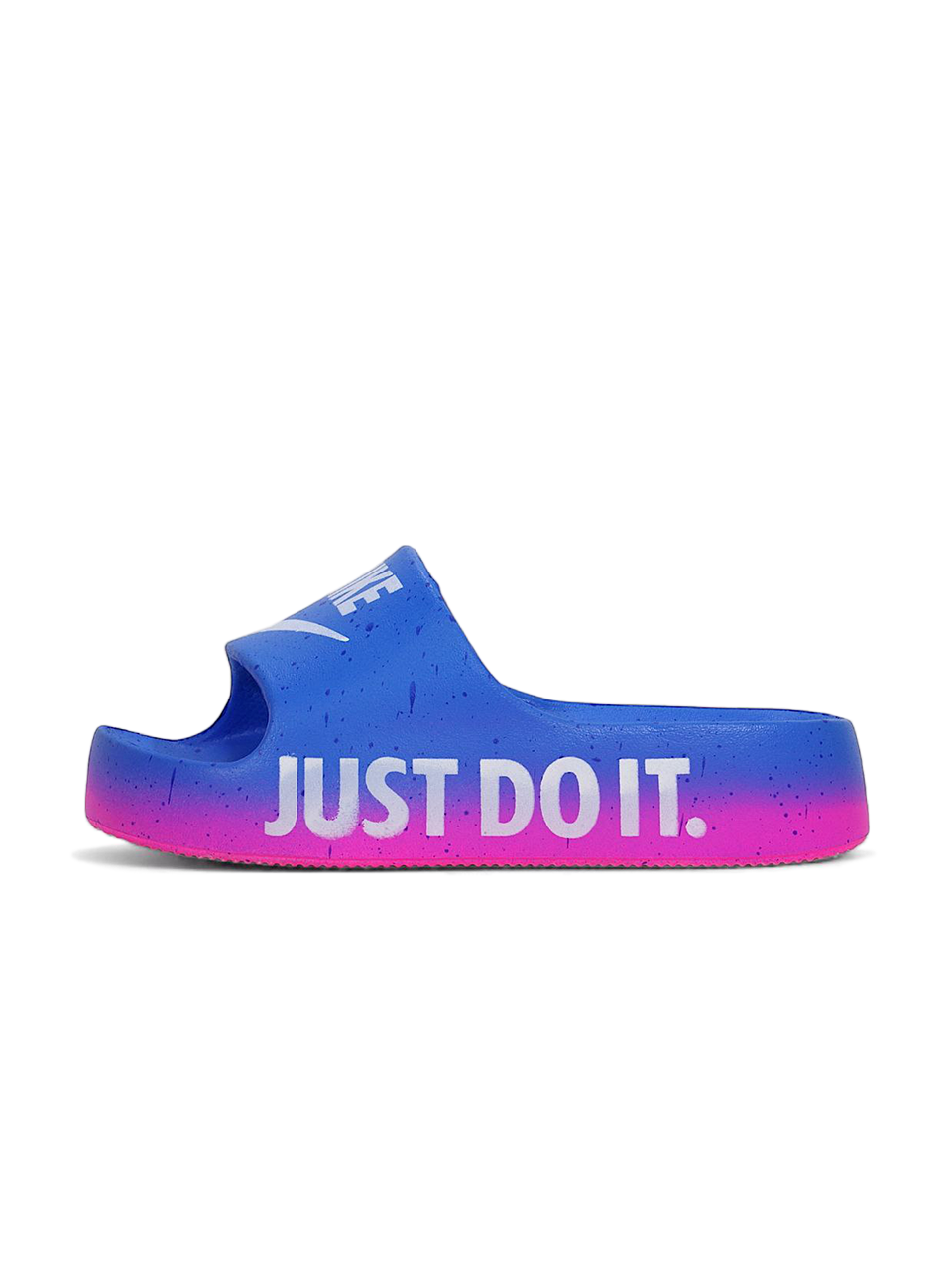 Nike Slides Blue Pink