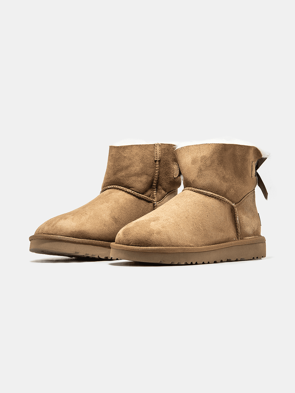 UGG Classic Mini Bailey Bow Beige