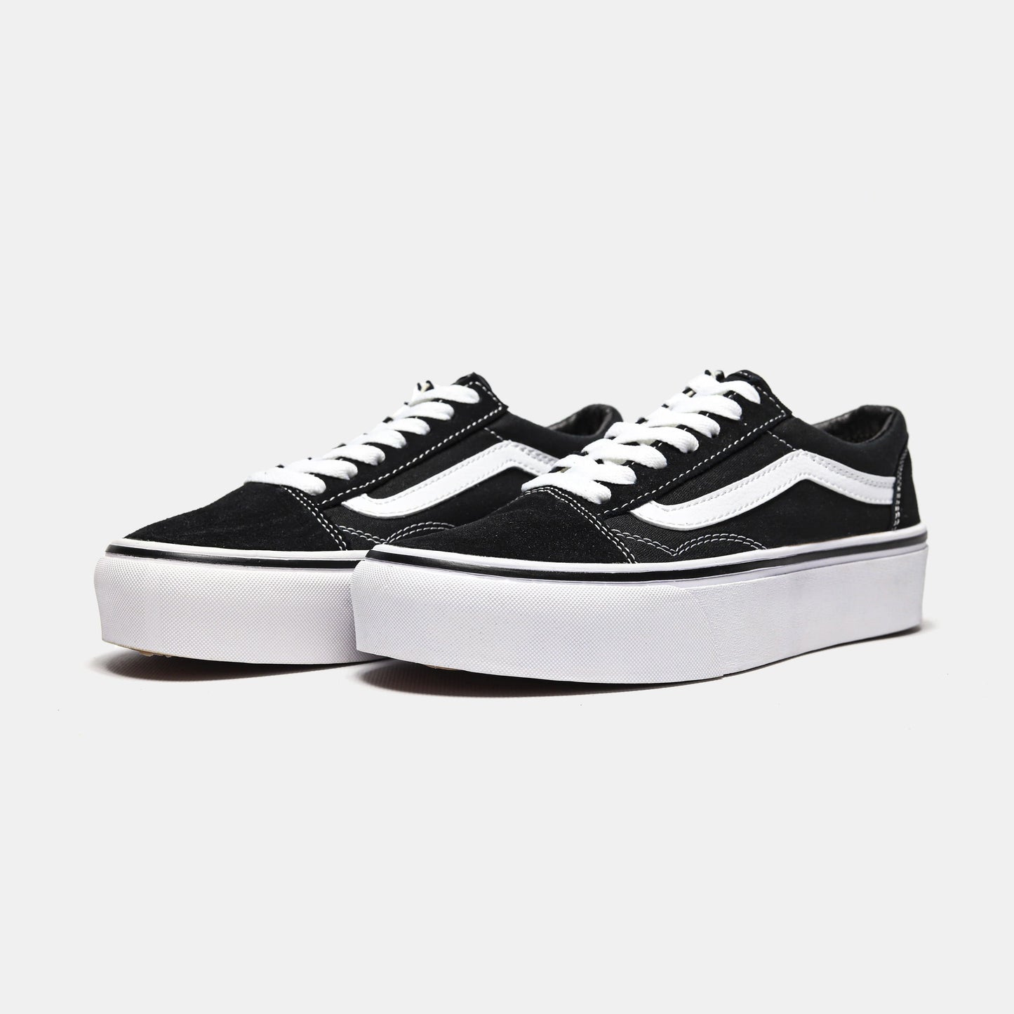 Vans Old Skool Platform Black White Premium