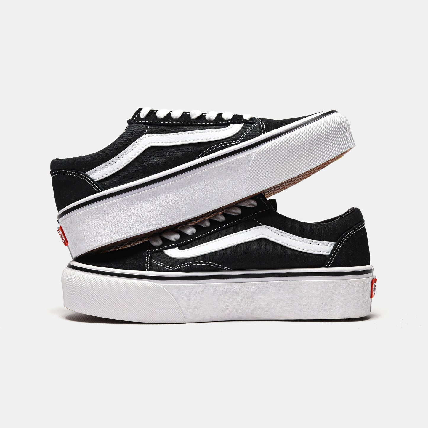 Vans Old Skool Platform Black White Premium