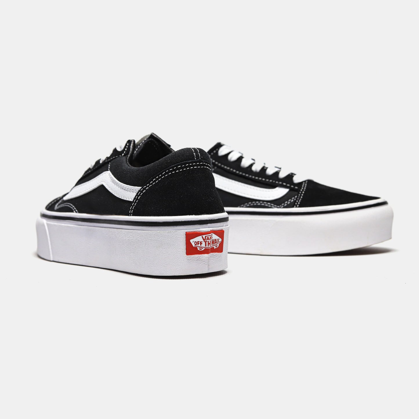 Vans Old Skool Platform Black White Premium
