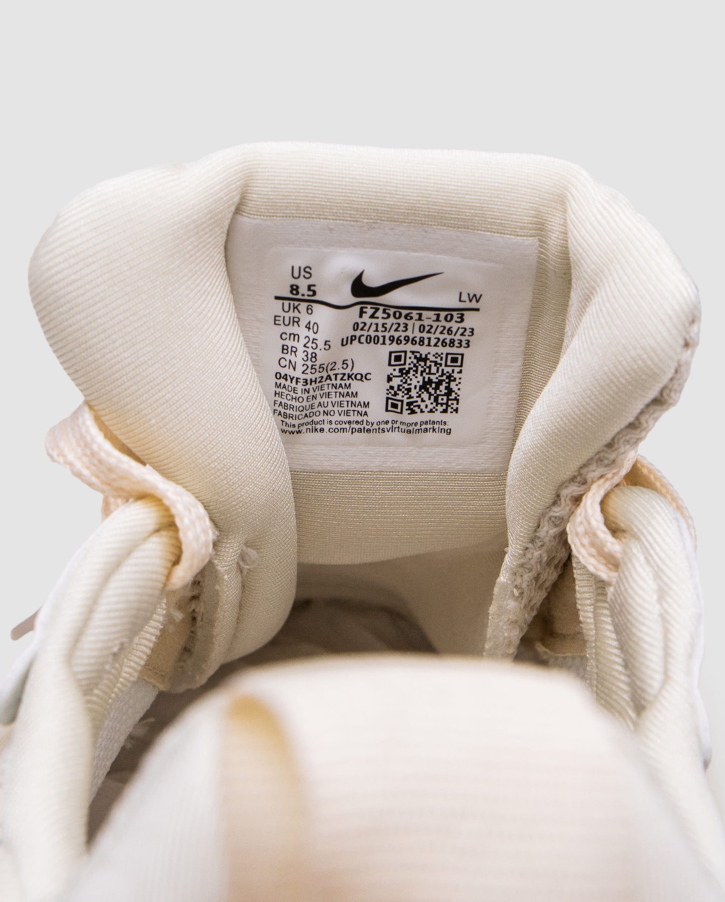 Nike V2K Runtekk Cream Brown