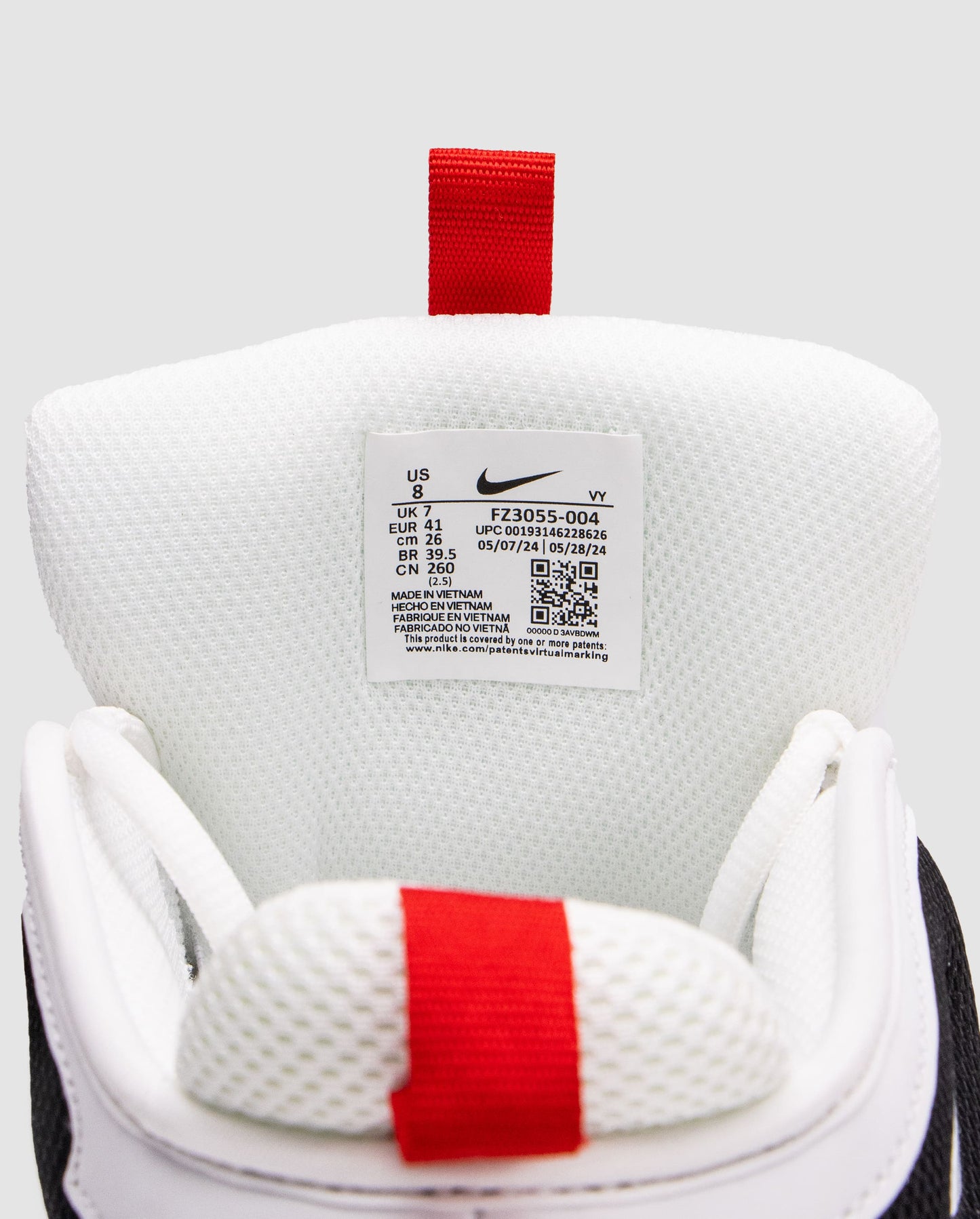 Nike Air More Uptempo White Black