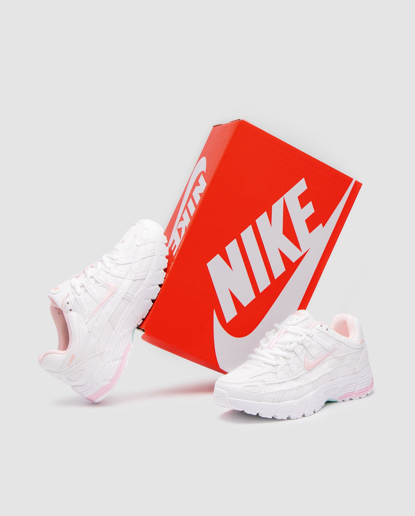 Nike P-6000 All White Pink