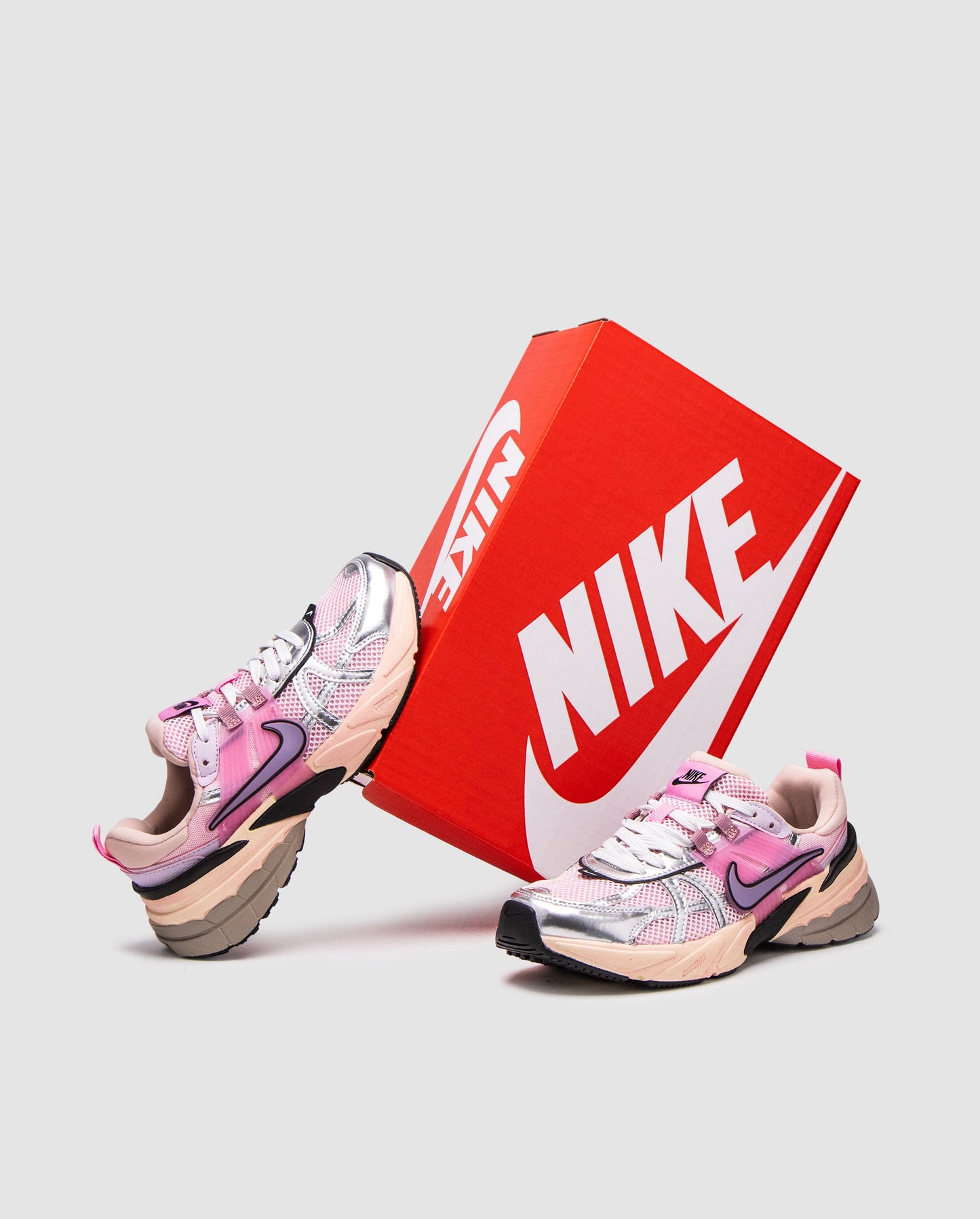 Nike V2K Runtekk Pink Silver