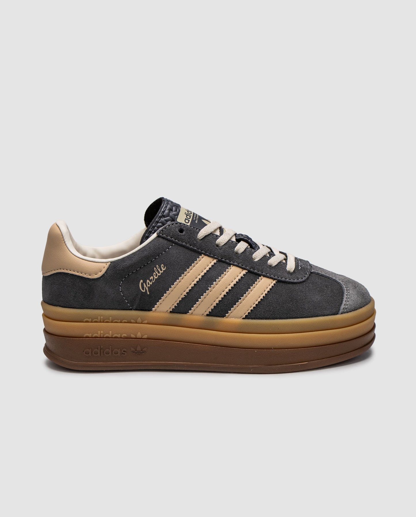 Adidas Gazelle Bold Beige White Gum / Grey Magic Beige Gum